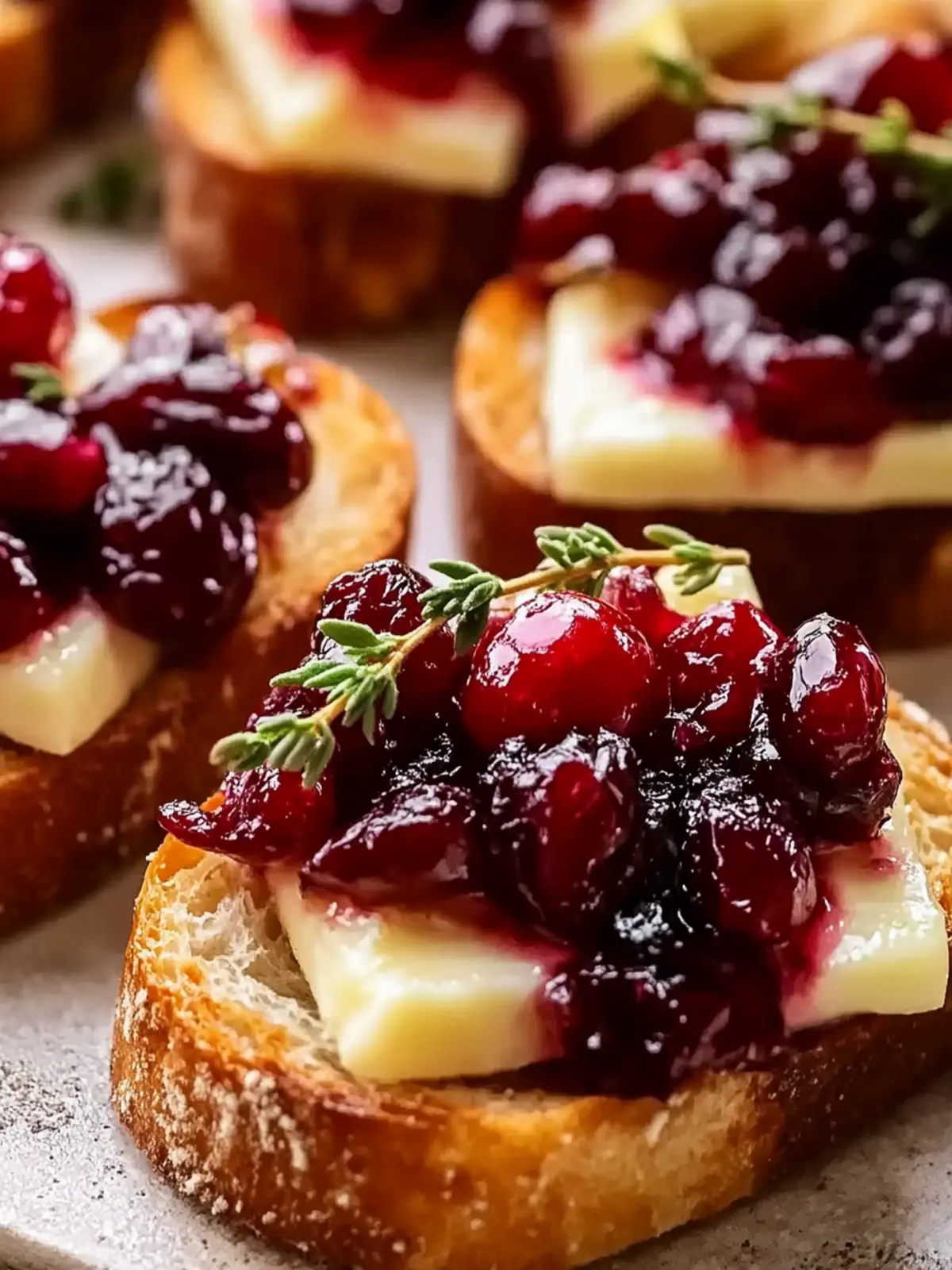 Cranberry Brie Crostini: Your Festive Holiday Must-Have 5 Cranberry Brie Crostini