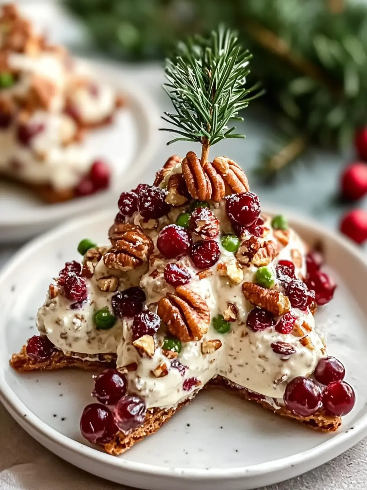 Creamy Cranberry Pecan Christmas Tree Appetizers That Wow Discerning Guests 4 Creamy Cranberry Pecan Christmas Tree