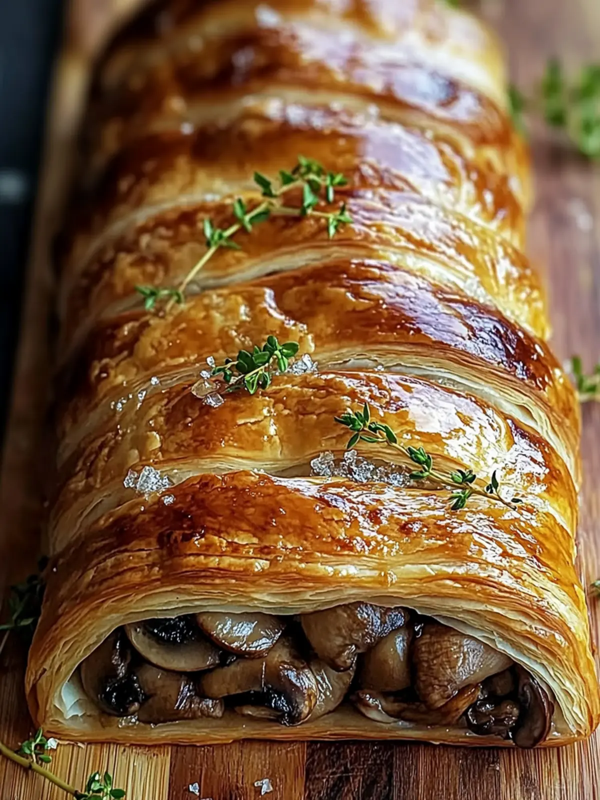 Mushroom & Gruyère Puff Pastry Braid for Cozy Gatherings 4 Mushroom & Gruyère Puff Pastry Braid