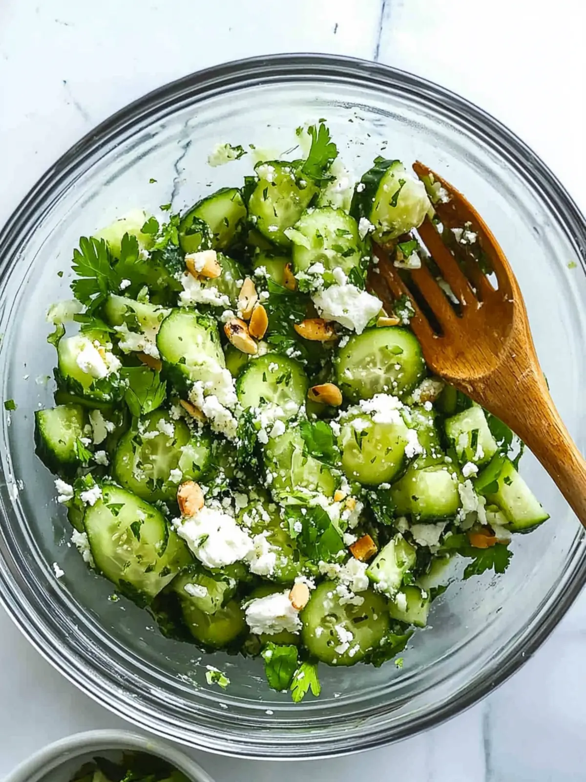 Zesty Smashed Cucumber Salad with Avocado & Feta Bliss 5 Smashed Cucumber Salad
