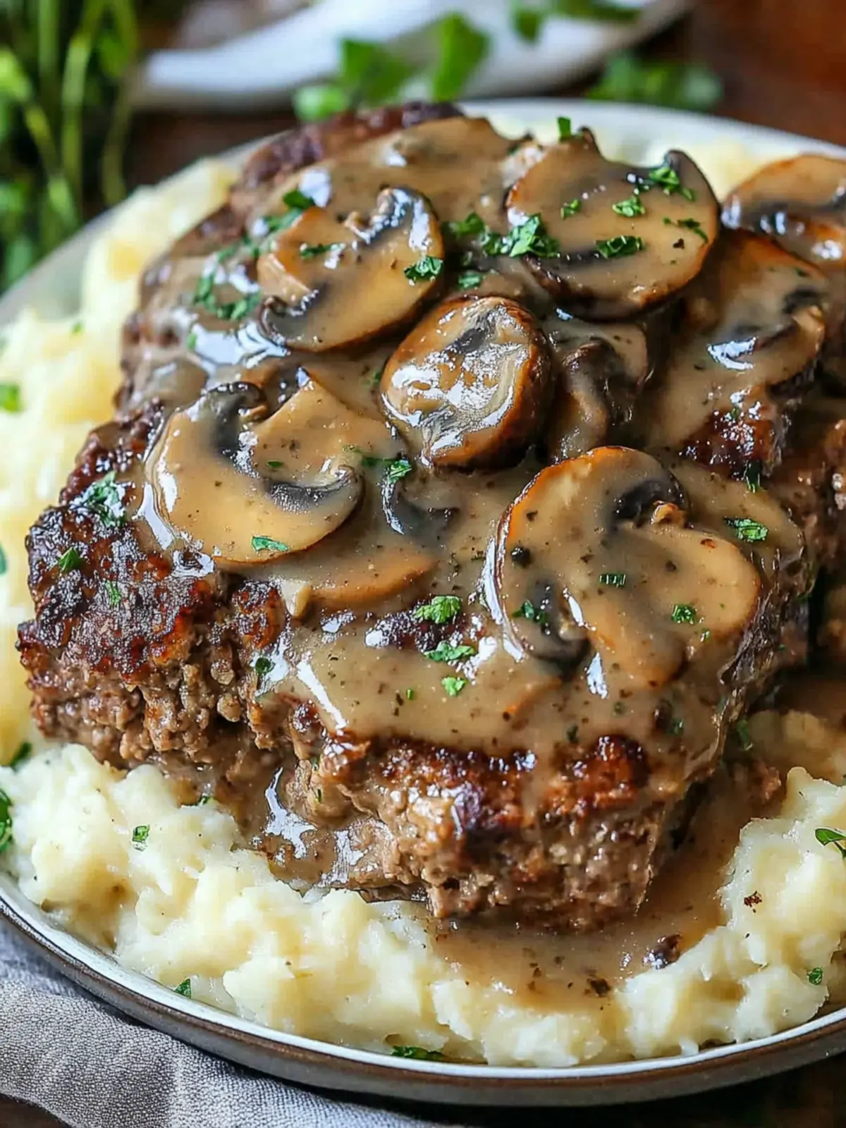 Classic Meatloaf with Savory Mushroom Gravy You'll Love 2 Classic Meatloaf Mushroom Gravy