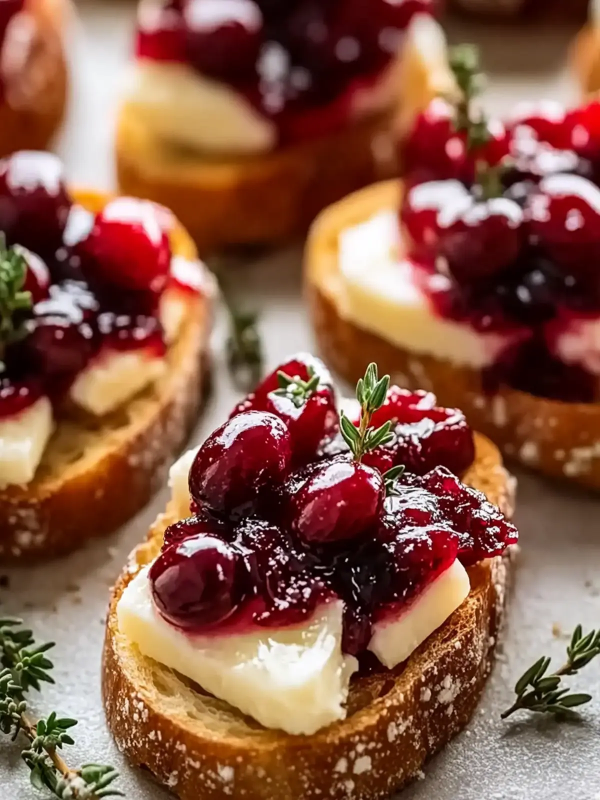 Cranberry Brie Crostini: Your Festive Holiday Must-Have 4 Cranberry Brie Crostini
