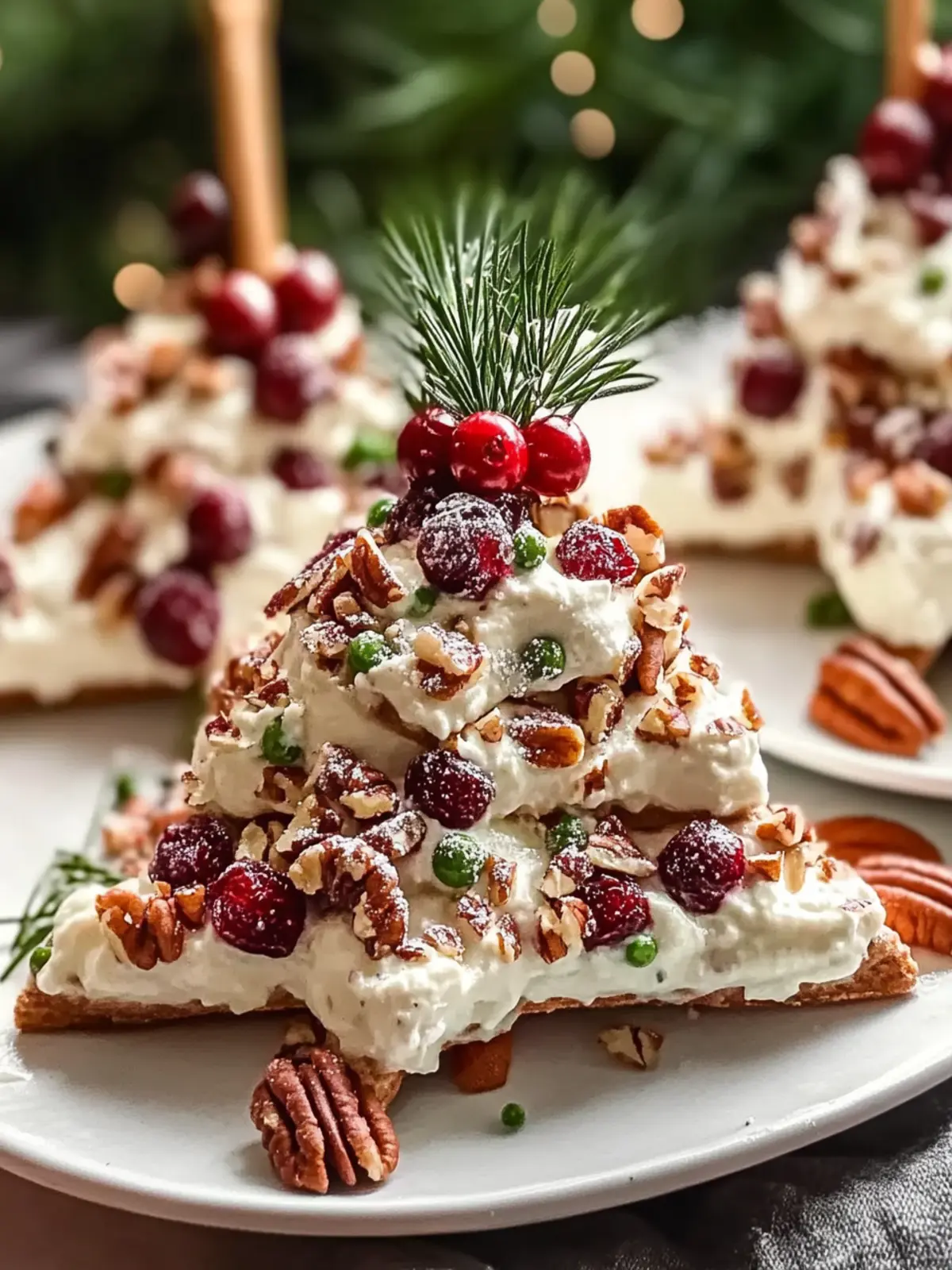 Creamy Cranberry Pecan Christmas Tree Appetizers That Wow Discerning Guests 2 Creamy Cranberry Pecan Christmas Tree