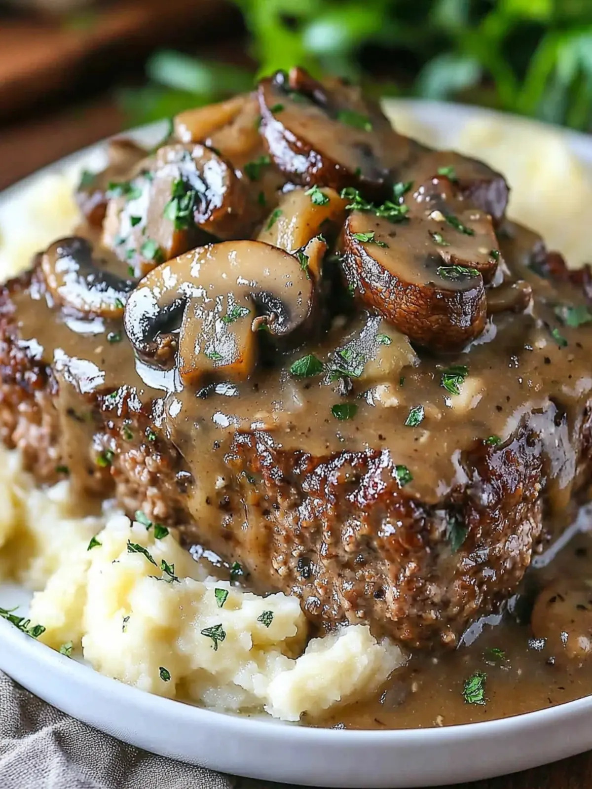 Classic Meatloaf with Savory Mushroom Gravy You'll Love 5 Classic Meatloaf Mushroom Gravy