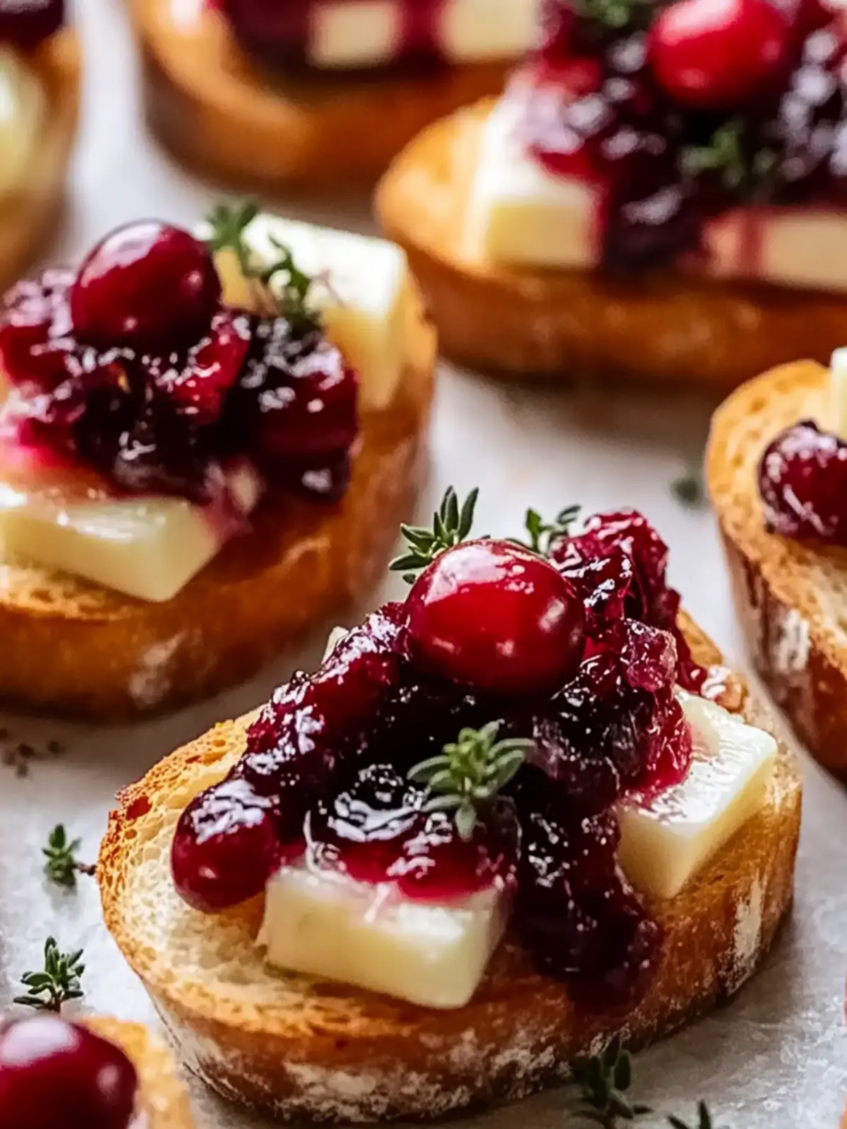 Cranberry Brie Crostini: Your Festive Holiday Must-Have 3 Cranberry Brie Crostini
