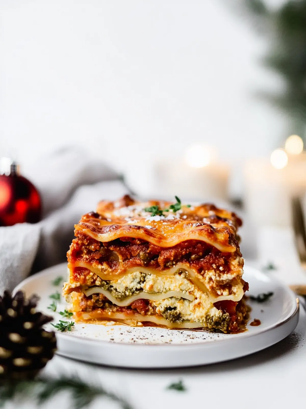 Festive Christmas Eve Lasagna with Hearty Bolognese Touch 3 Christmas Eve Lasagna