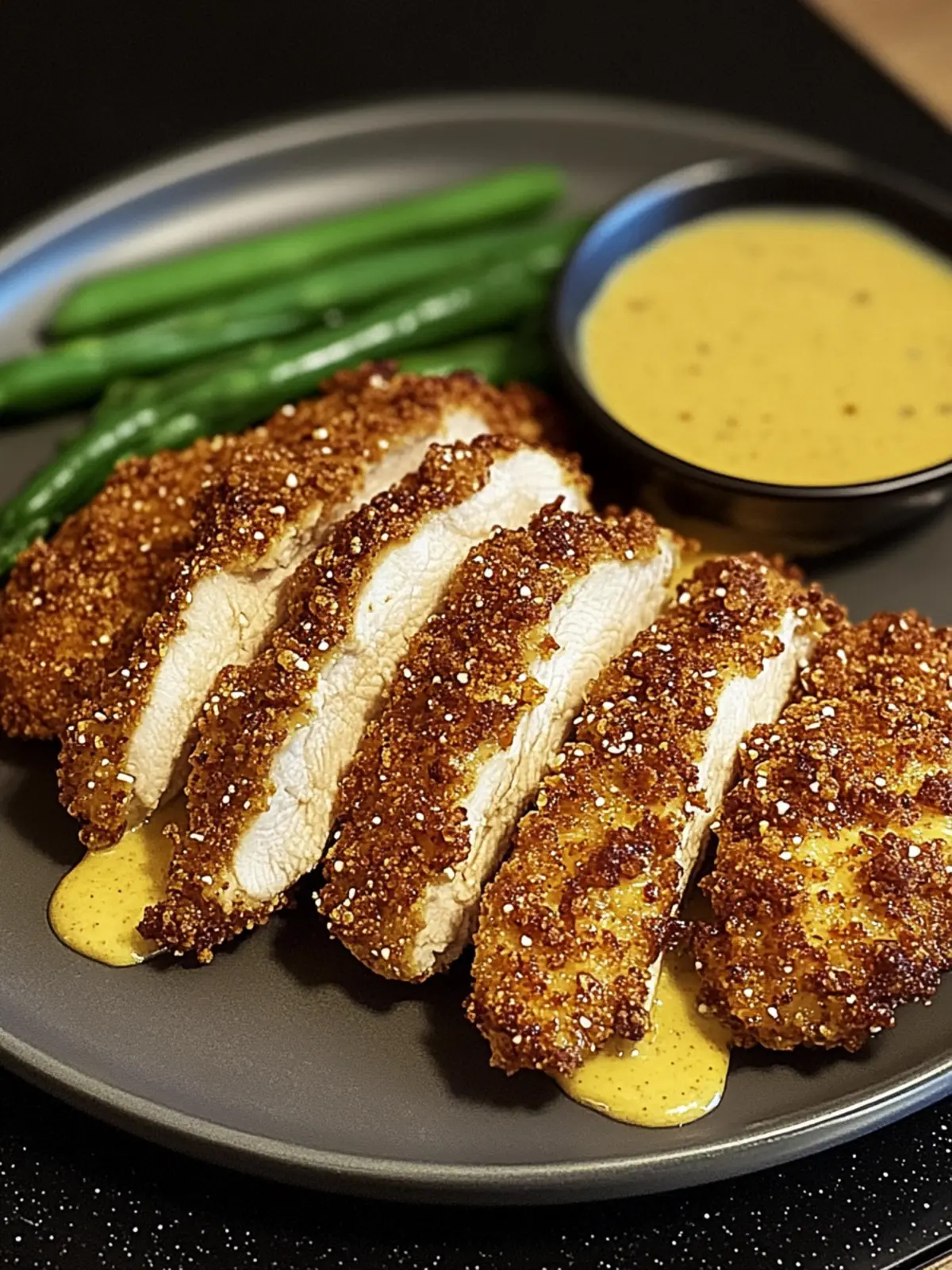 Ultimate Pretzel Crusted Chicken with Cheddar Mustard Sauce 3 Pretzel Crusted Chicken with Cheddar Mustard Sauce