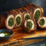 Savory Pork Loin Stuffed with Pesto and Prosciutto Delight 2 Pork Loin Stuffed with Pesto and Prosciutto