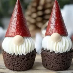 Whip Up Fun Brownie Bite Gnomes for a No-Bake Treat! 6 Brownie Bite Gnomes
