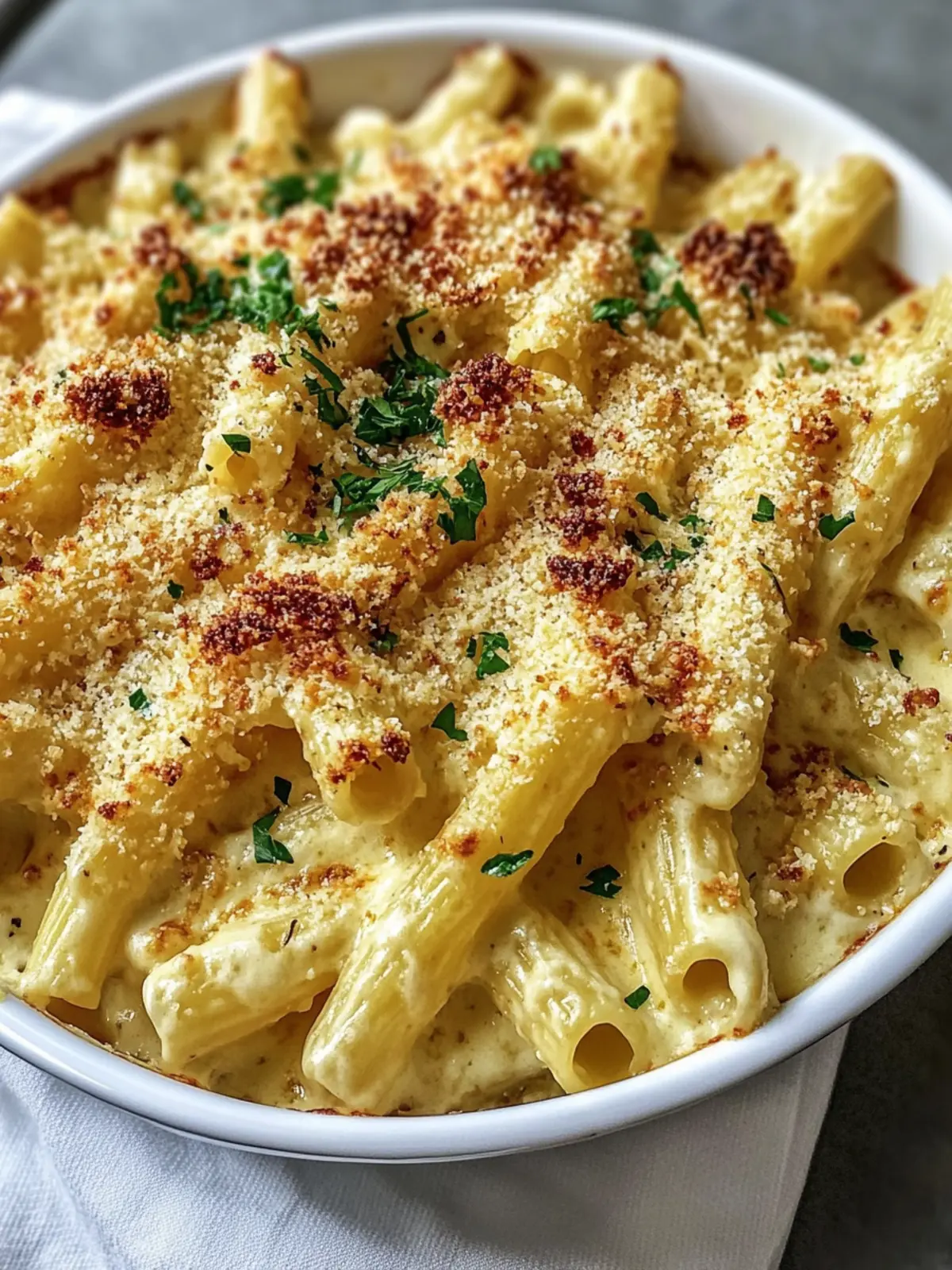 Creamy Garlic Parmesan Pasta Bake: Comfort in Every Bite 5 Creamy Garlic Parmesan Pasta Bake