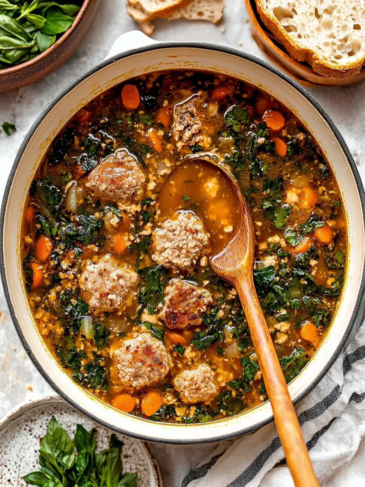 Cozy Italian Wedding Soup: Comfort in Every Delicious Bite 4 Italian Wedding Soup