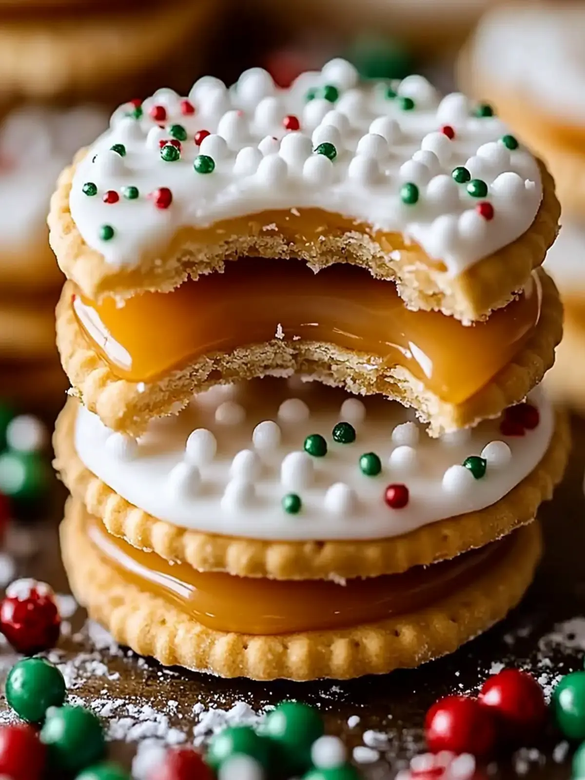 Deliciously Easy Caramel Ritz Cracker Christmas Cookies 3 Caramel Ritz Cracker Christmas Cookies