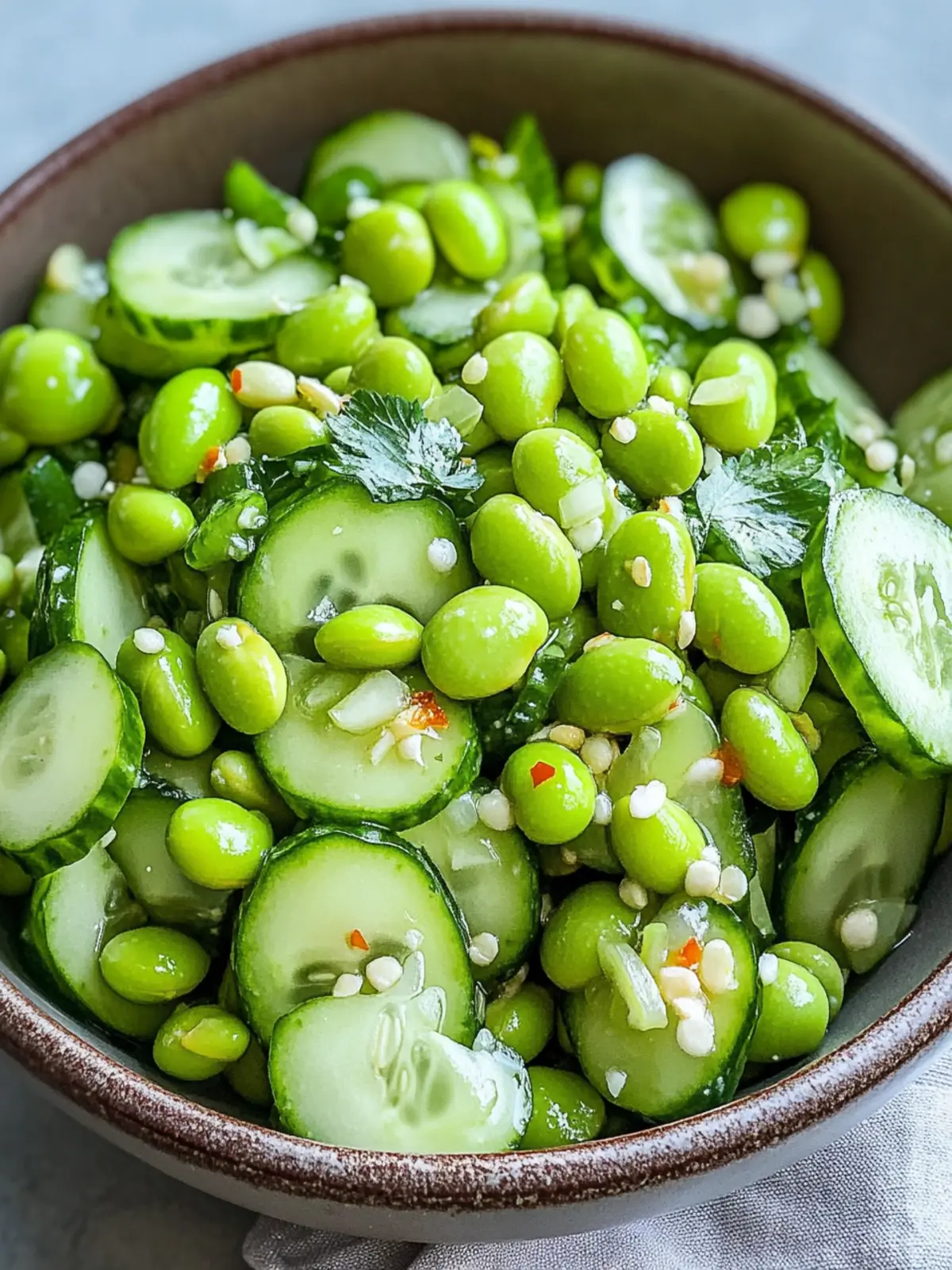 Crispy Cucumber Edamame Salad: A Refreshing Vegan Treat 5 Crispy Cucumber Edamame Salad