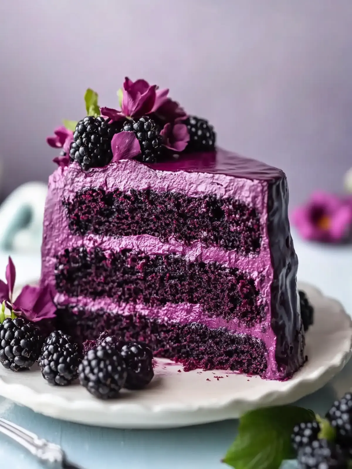 Heavenly Blackberry Velvet Cake Recipe for Every Celebration 5 Blackberry Velvet Cake