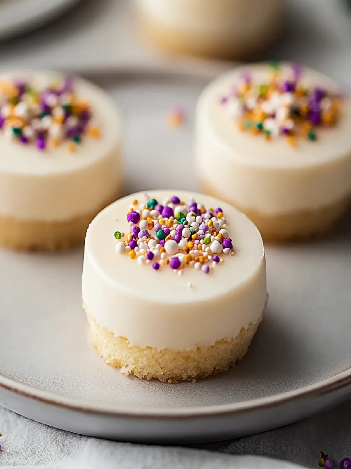 Mardi Gras Magic: Japanese Mini Cotton Cheesecakes Recipe 3 Japanese Mini Cotton Cheesecakes