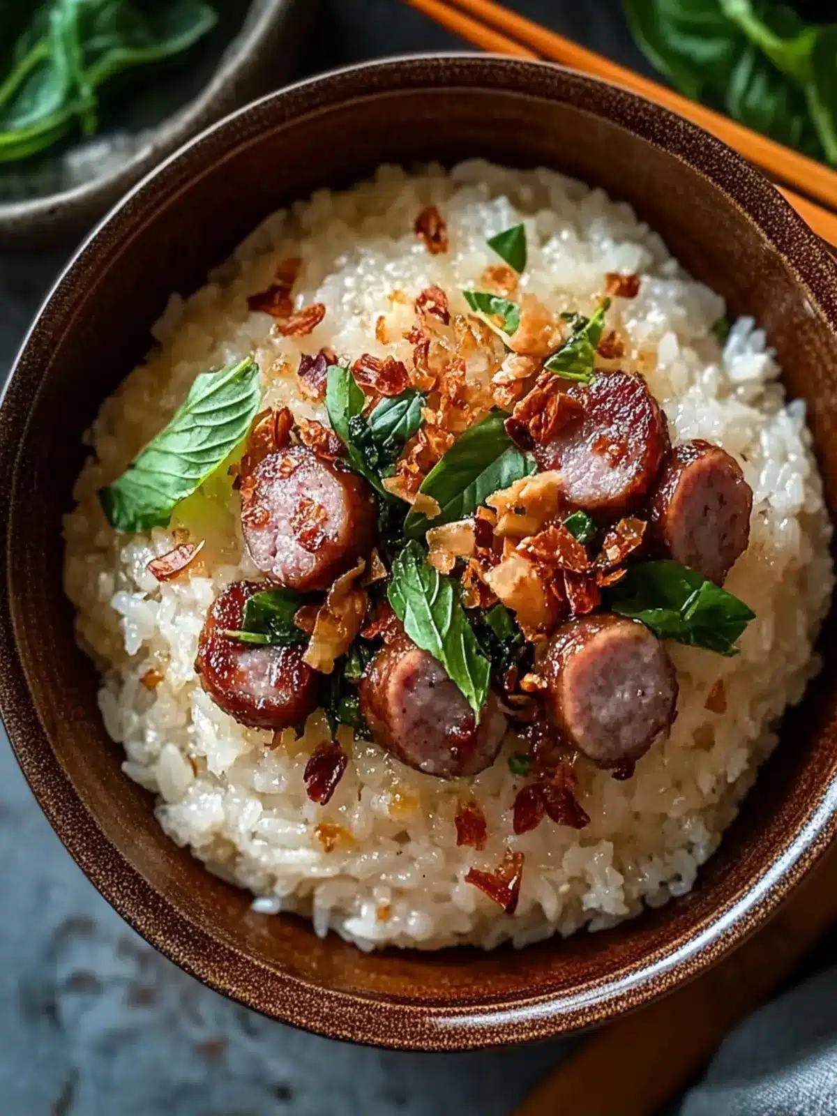 Delicious Vietnamese Sticky Rice with Chinese Sausage Recipe 5 Vietnamese Sticky Rice with Chinese Sausage