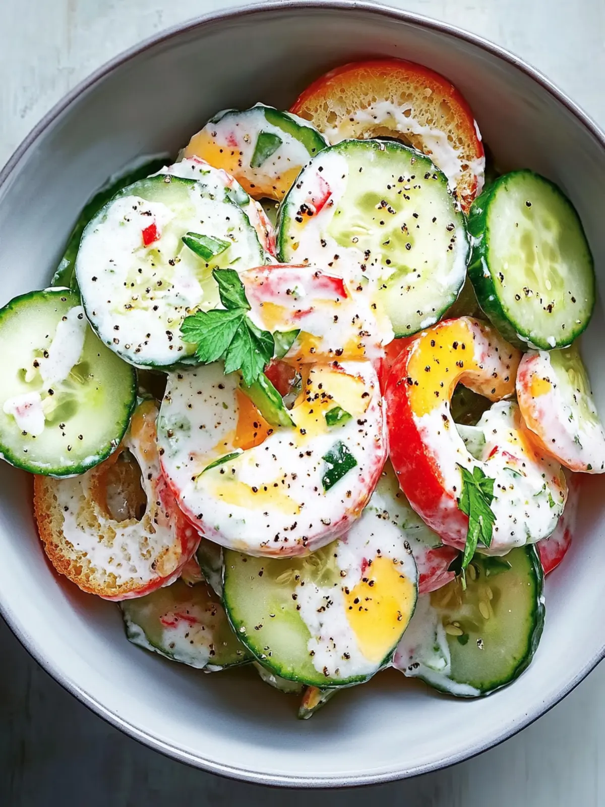 Bagel Cucumber Salad: A Refreshing Twist on Classics 3 Bagel Cucumber Salad