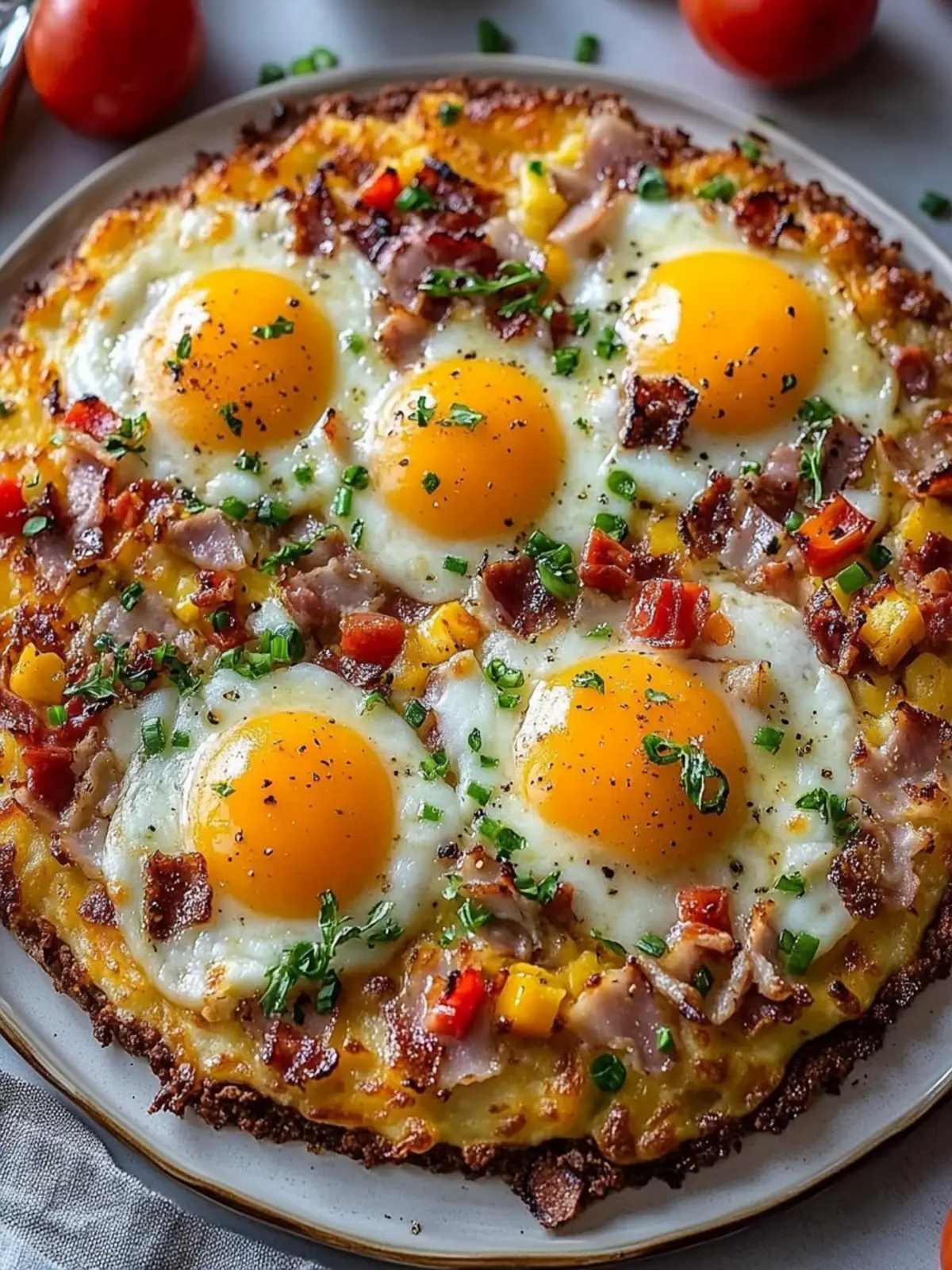 Irresistible Breakfast Pizza Hash Brown Crust You’ll Love! 2 Breakfast Pizza Hash Brown Crust