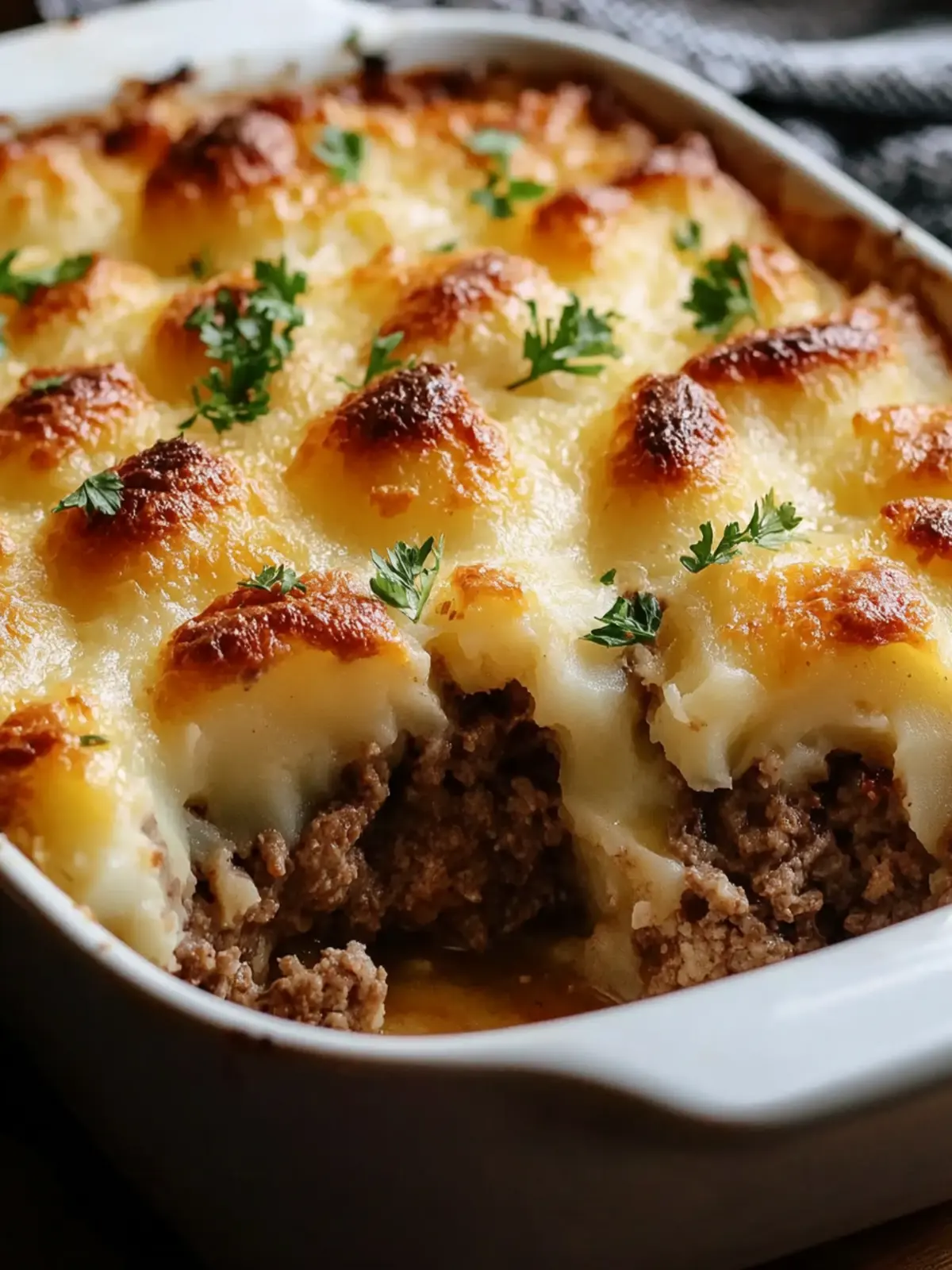 Loaded Potato & Meatloaf Casserole: A Cozy Family Delight 3 Loaded Potato & Meatloaf Casserole