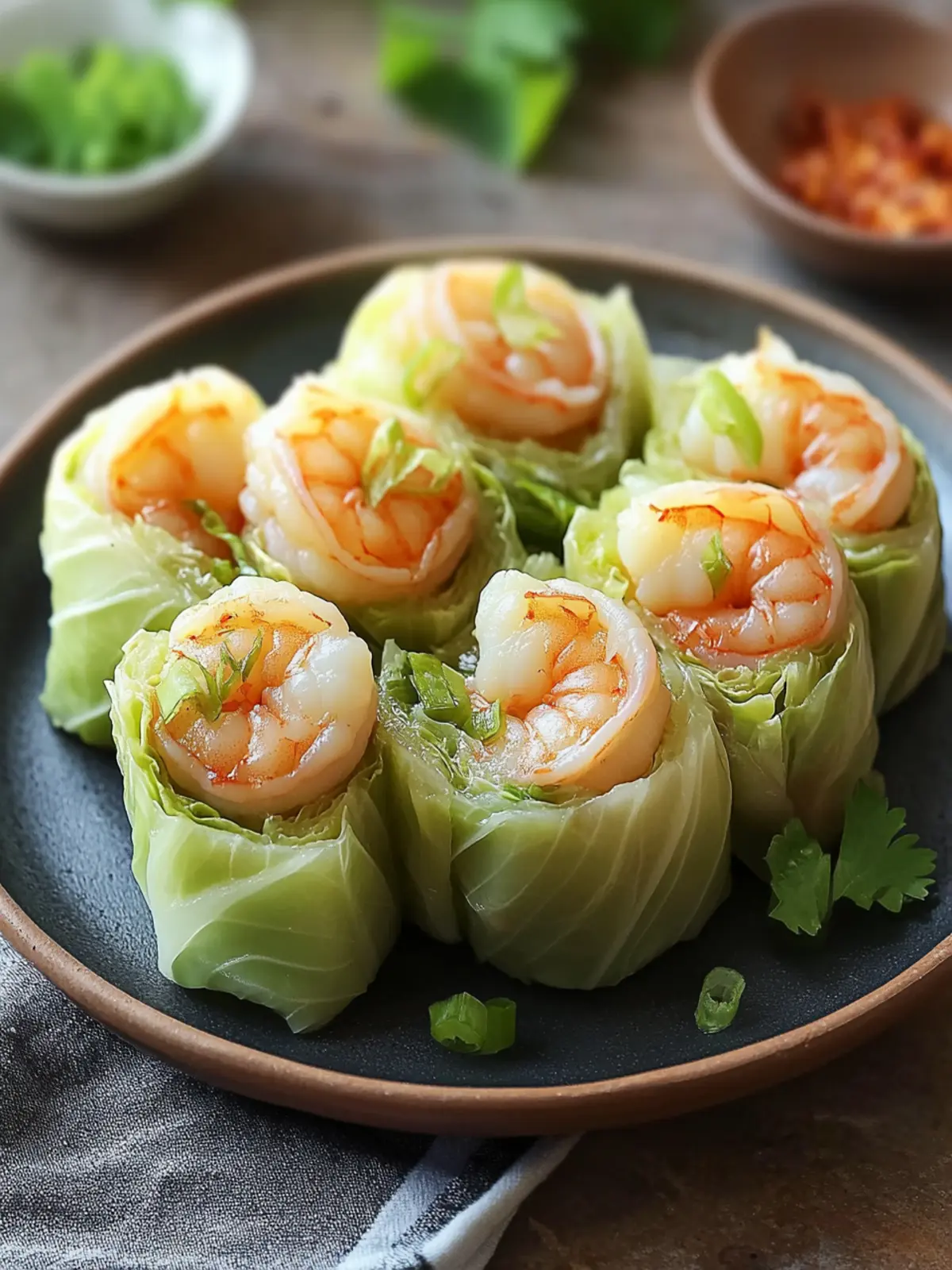 Delicious Shrimp & Ginger Stuffed Cabbage Rolls You’ll Love 4 Shrimp & Ginger Stuffed Cabbage Rolls