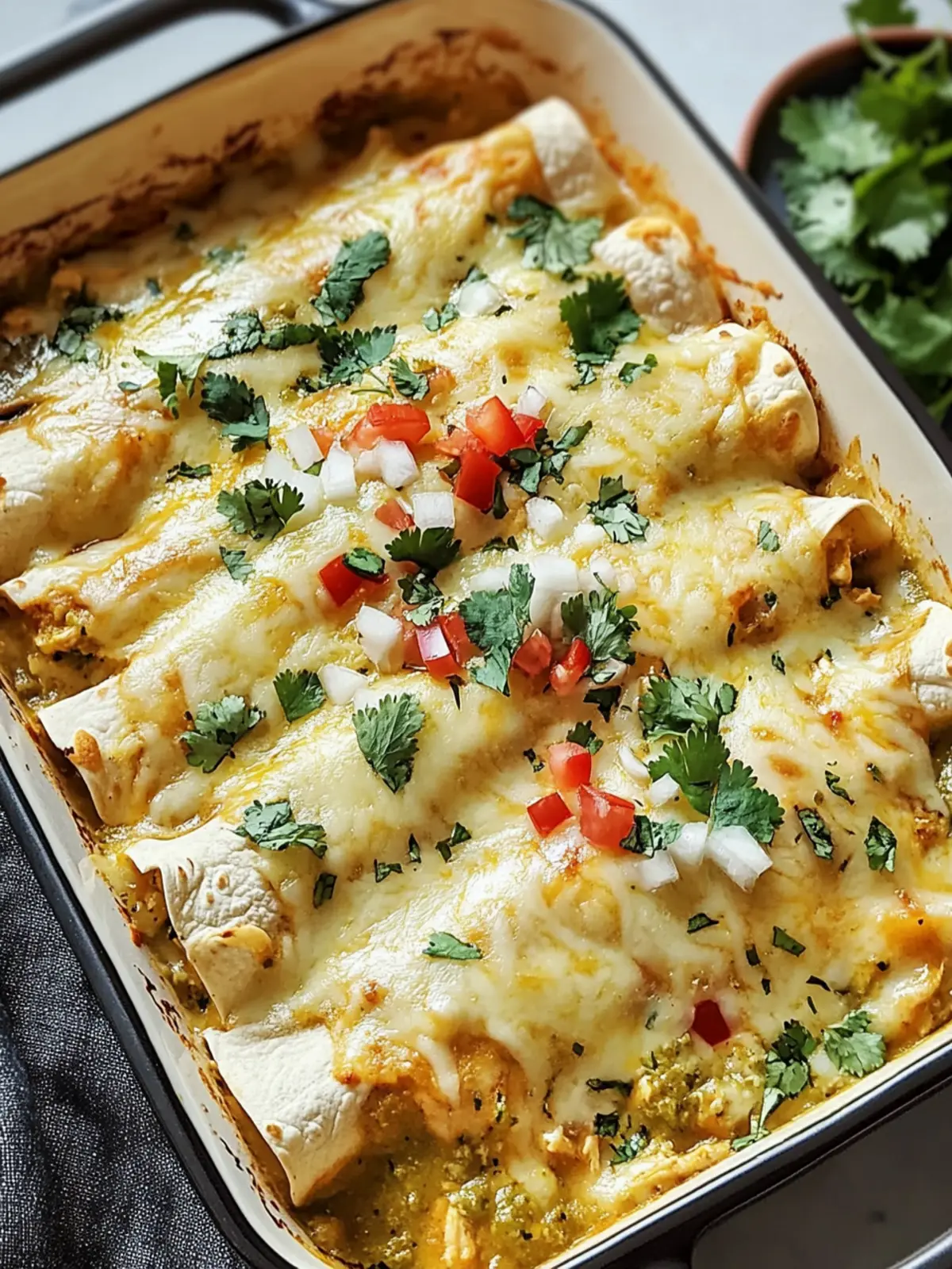 Delicious Green Chicken Enchiladas: Your Ultimate Comfort Meal 4 Green Chicken Enchiladas