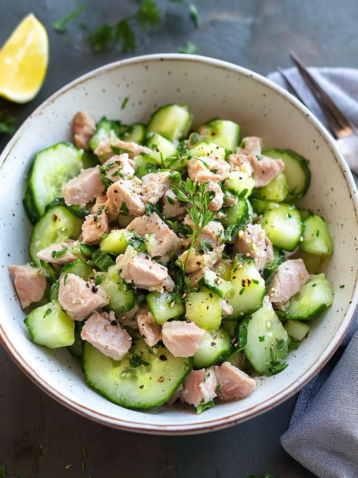 Tuna Salad With Cucumber: Creamy Avocado Twist Unveiled 2 Tuna Salad With Cucumber