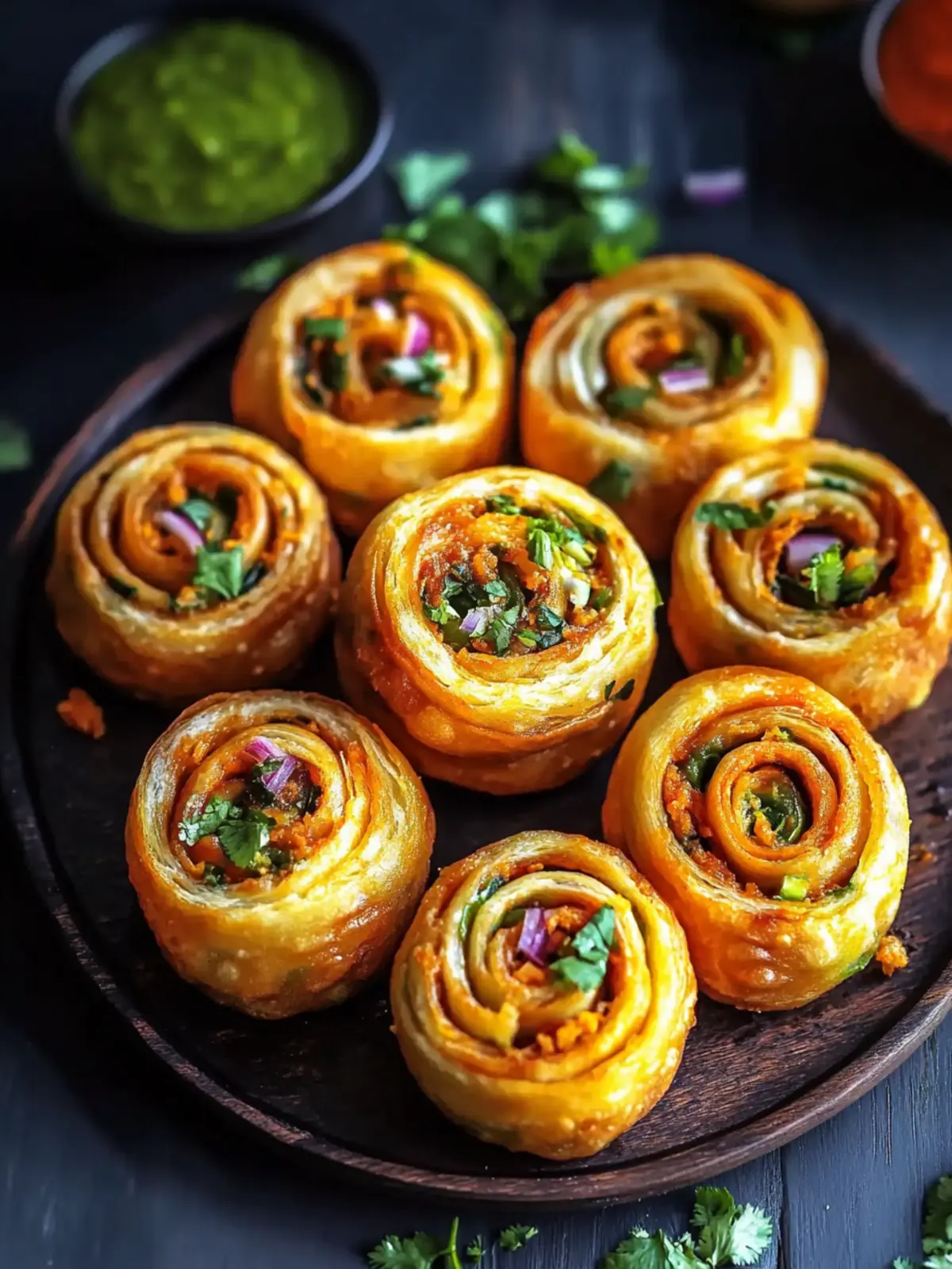 Mouthwatering Easy Dabeli/Samosa Pinwheels for Any Party 4 Easy Dabeli/Samosa Pinwheels