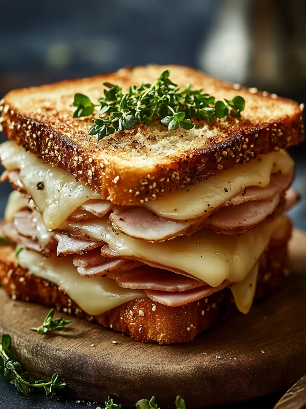 Irresistible Ham & Cheesy Sandwich for Ultimate Comfort Food 3 Ham & Cheesy Sandwich
