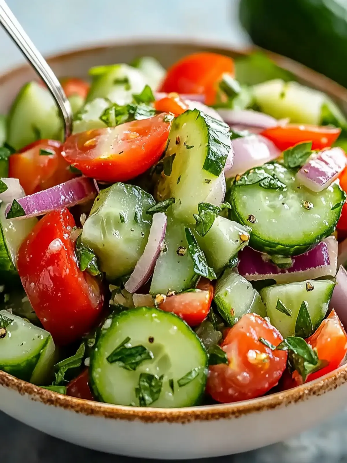 Zesty Quick Italian Cucumber Salad for Effortless Freshness 5 Quick Italian Cucumber Salad