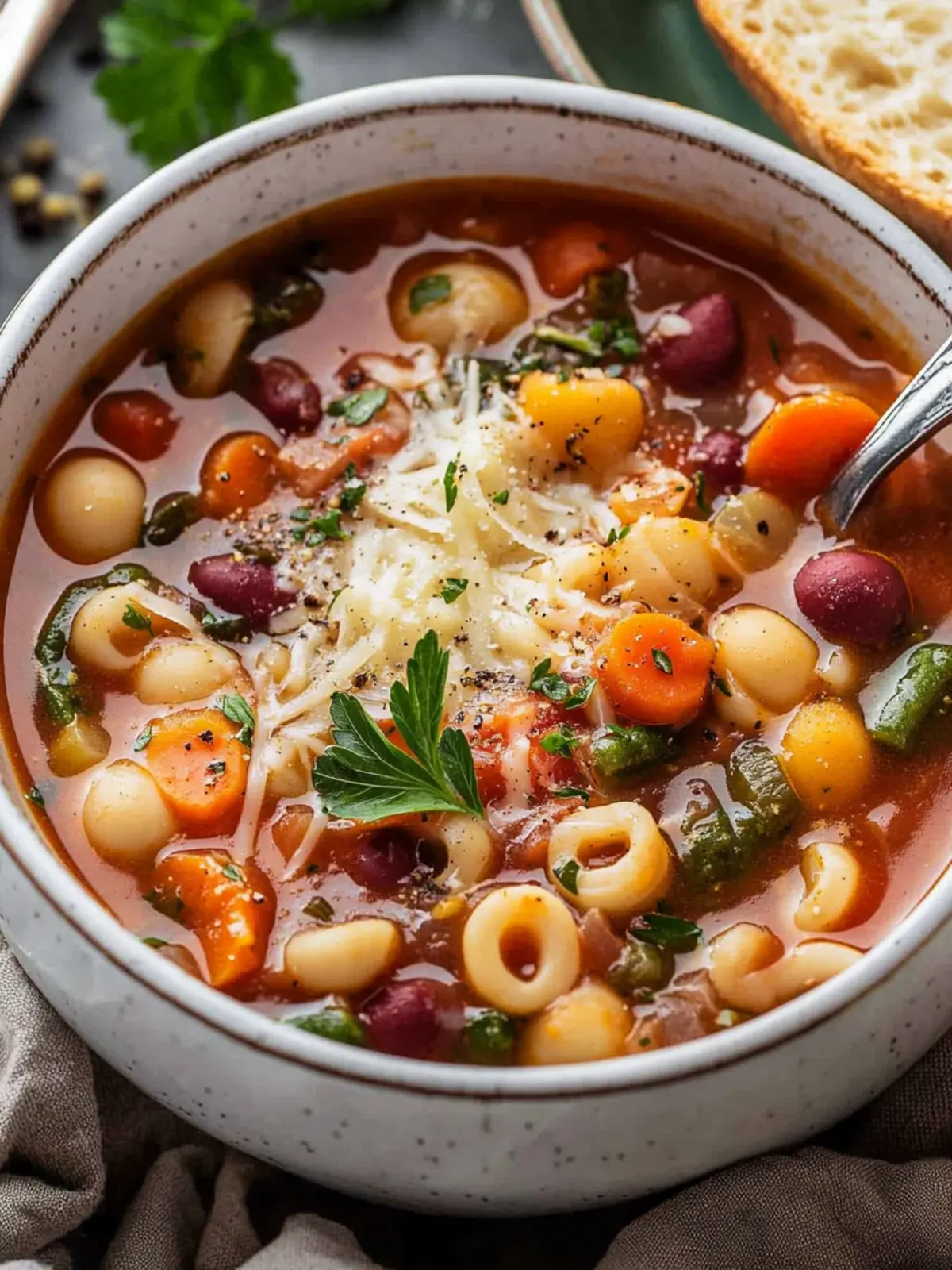 Hearty Chunky Italian Vegetable Soup to Warm Your Soul 3 Chunky Italian Vegetable Soup