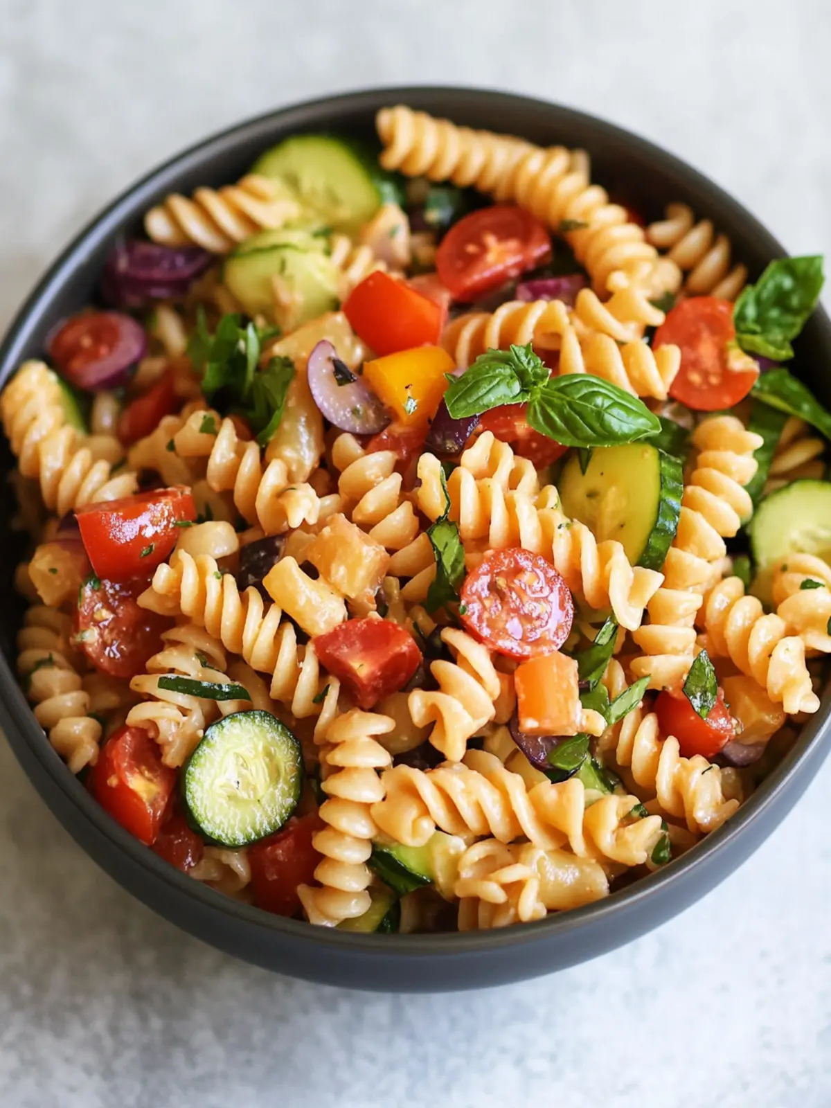 Zesty Salad Supreme Pasta Salad for Fresh Family Feasts 5 Zesty Salad Supreme Pasta Salad