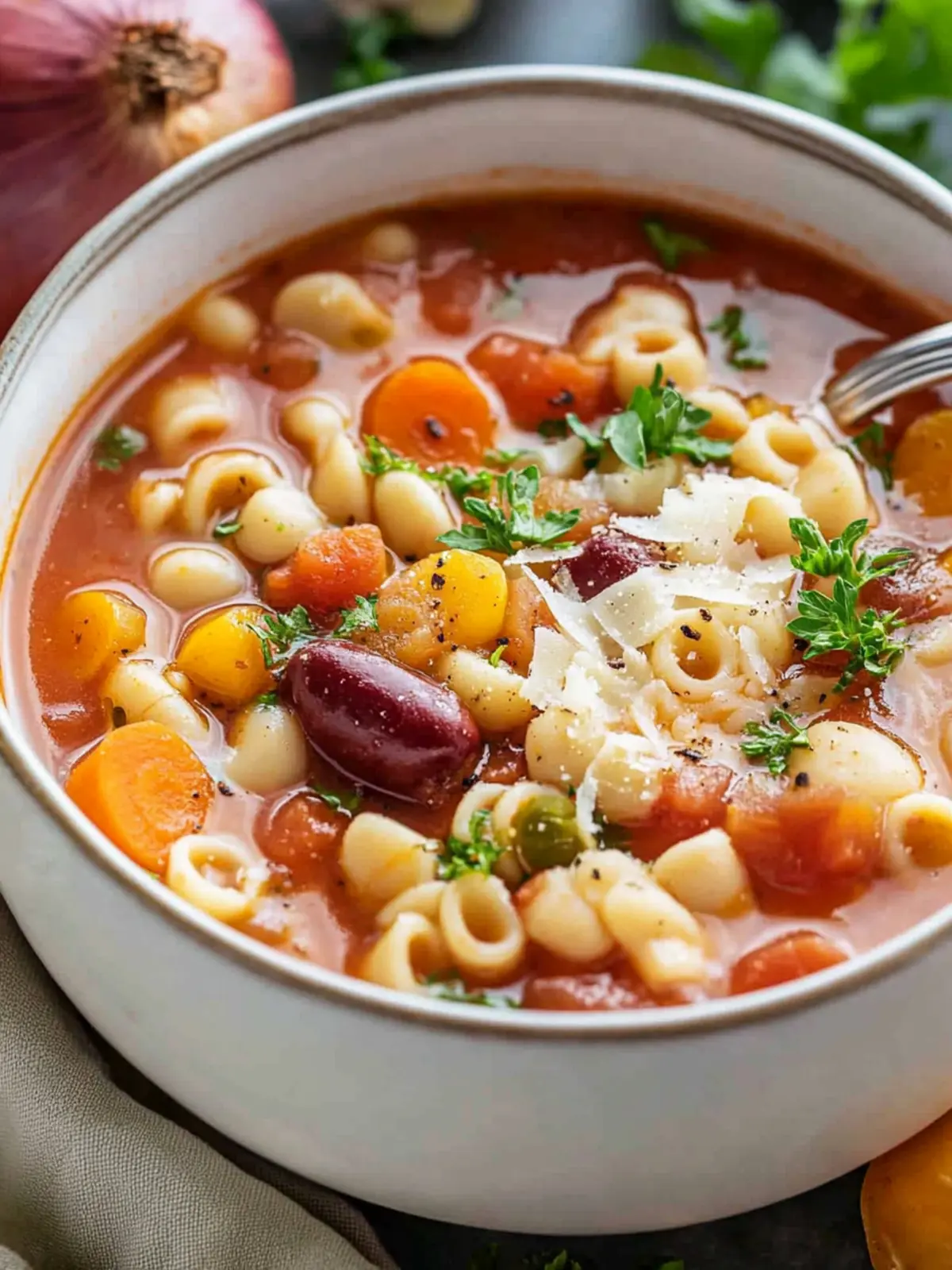Hearty Chunky Italian Vegetable Soup to Warm Your Soul 2 Chunky Italian Vegetable Soup