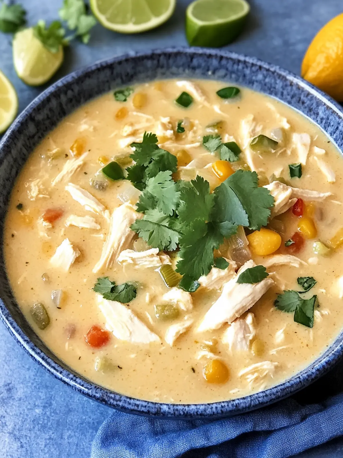 Crockpot Creamy White Chicken Chili for Cozy Comfort Evenings 3 Crockpot Creamy White Chicken Chili