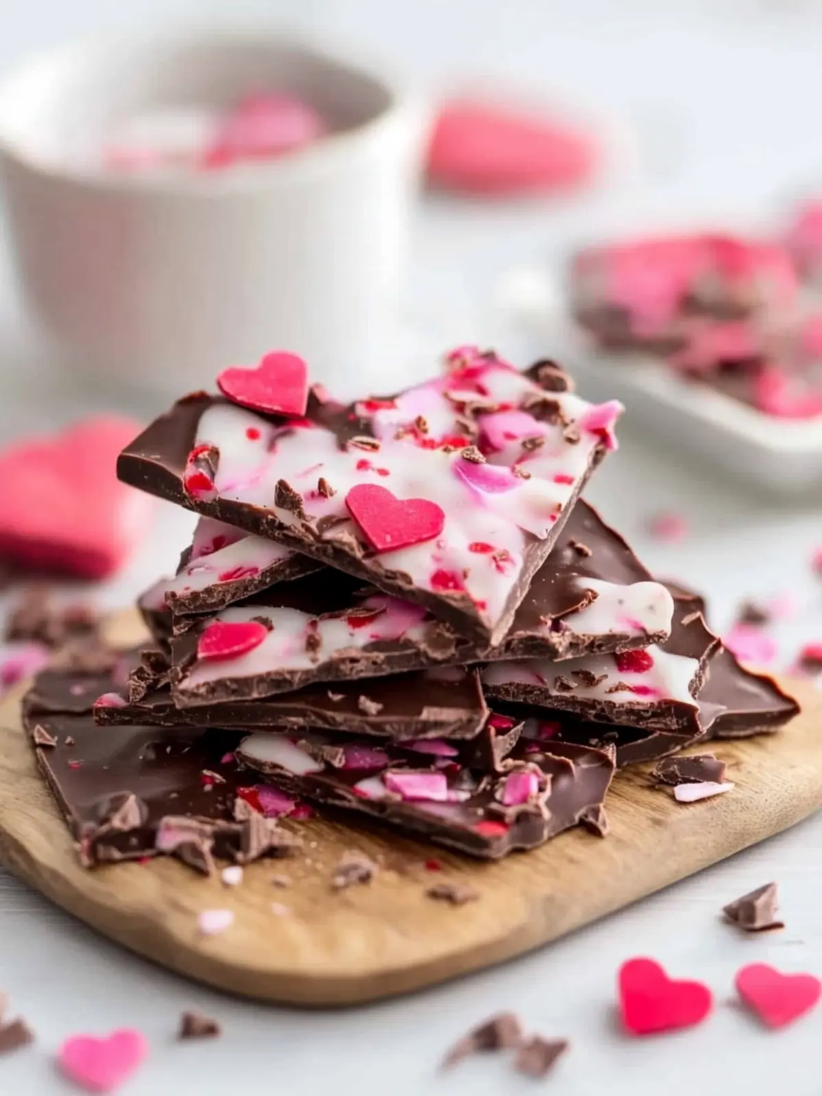 Valentine’s Chocolate Bark Recipe