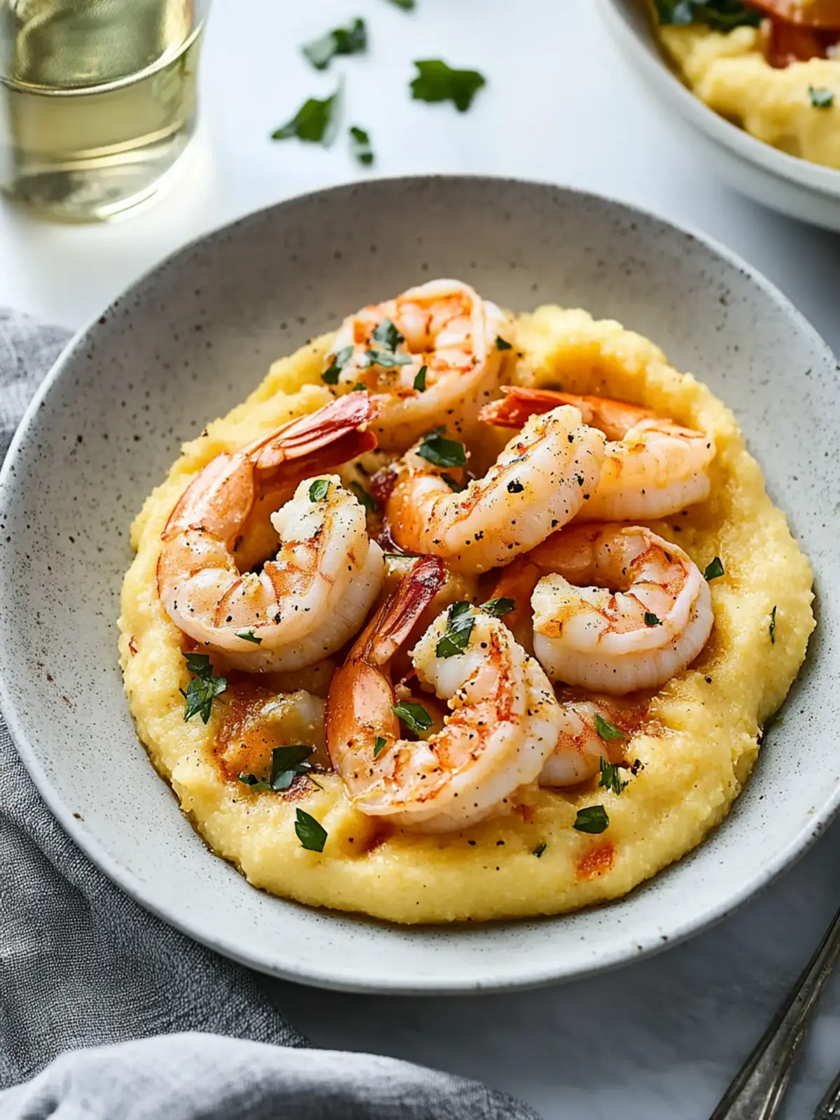 Venetian Shrimp with Polenta