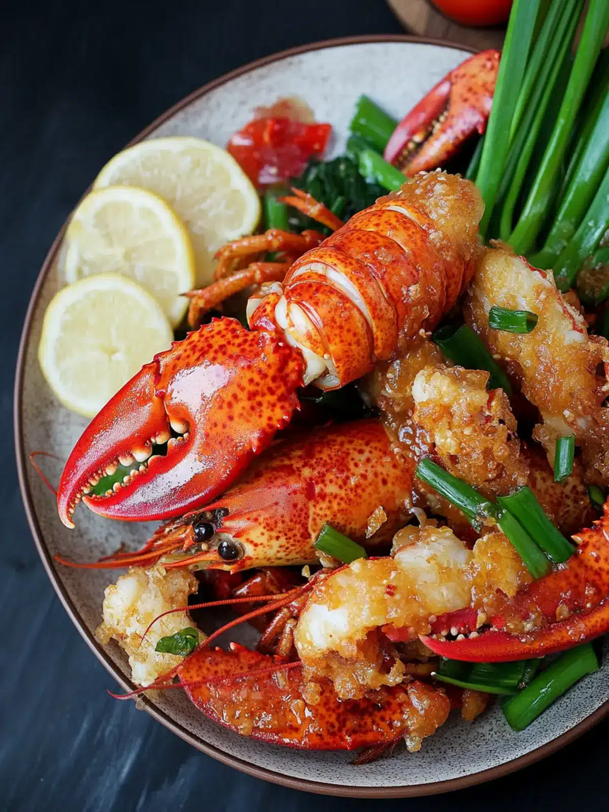 Ginger Scallion Lobster