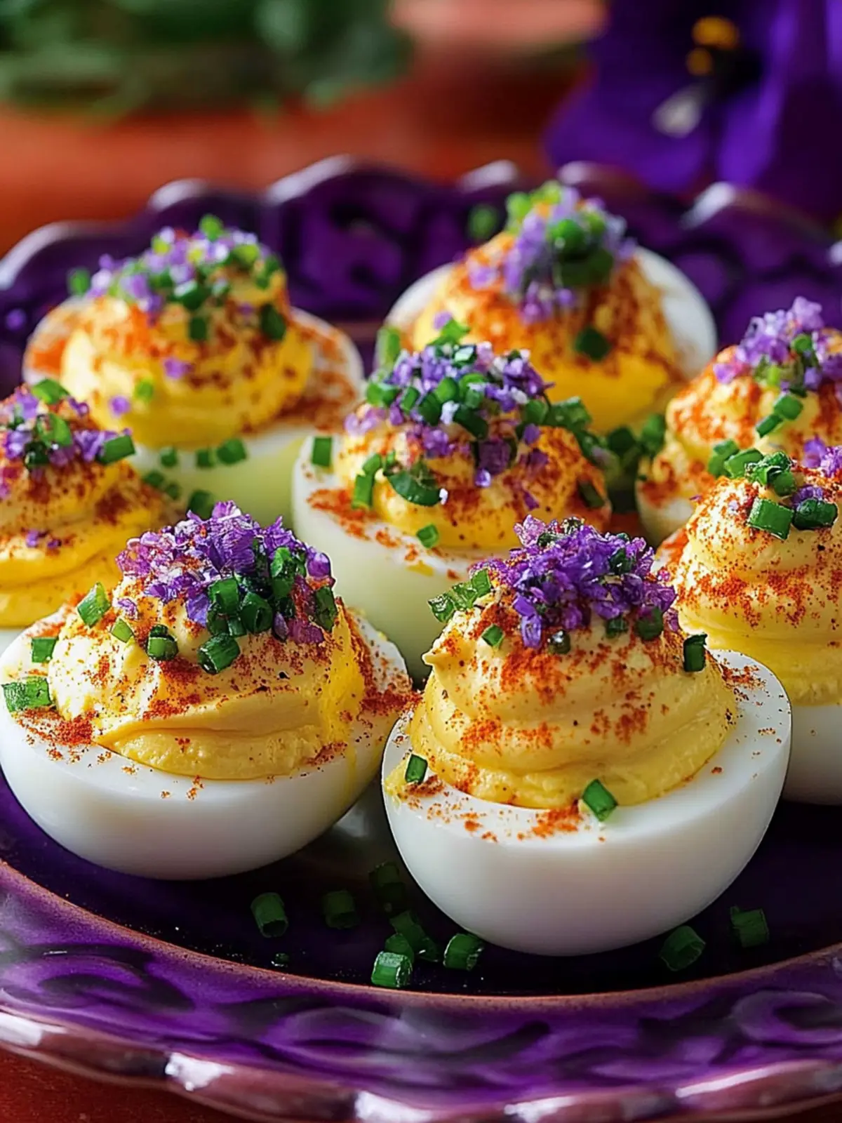 Mardi Gras Deviled Eggs: The Ultimate Festive Party Snack 3 Mardi Gras Deviled Eggs