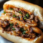 Savory Korean-Inspired Kimchi Bulgogi Cheesesteak Delight 2 Korean-Inspired Kimchi Bulgogi Cheesesteak