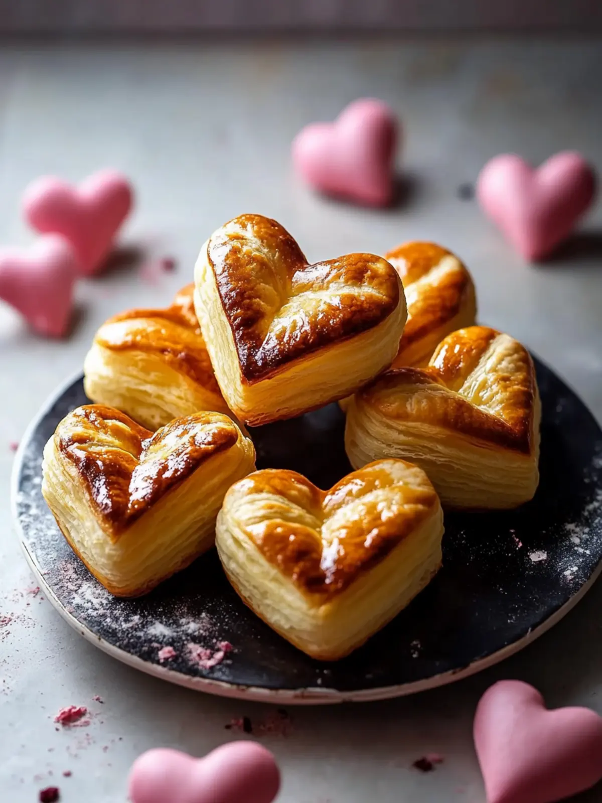 Puff Pastry Hearts