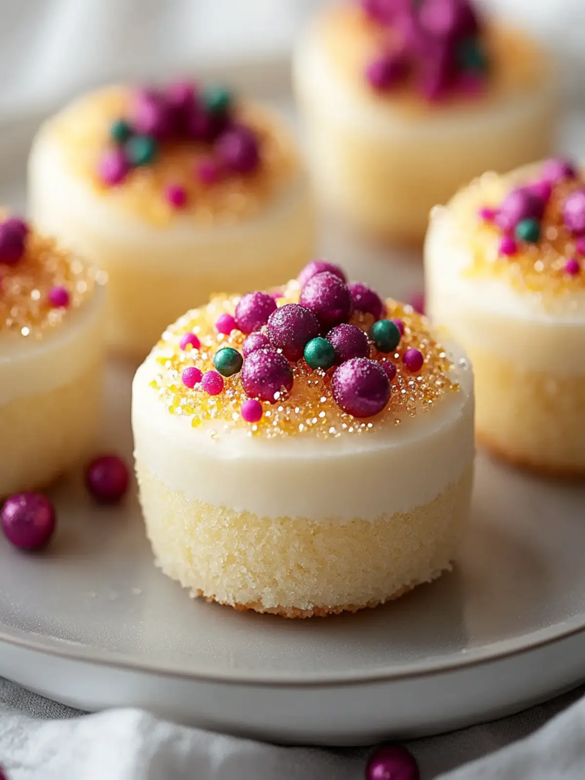 Mardi Gras Magic: Japanese Mini Cotton Cheesecakes Recipe 2 Japanese Mini Cotton Cheesecakes