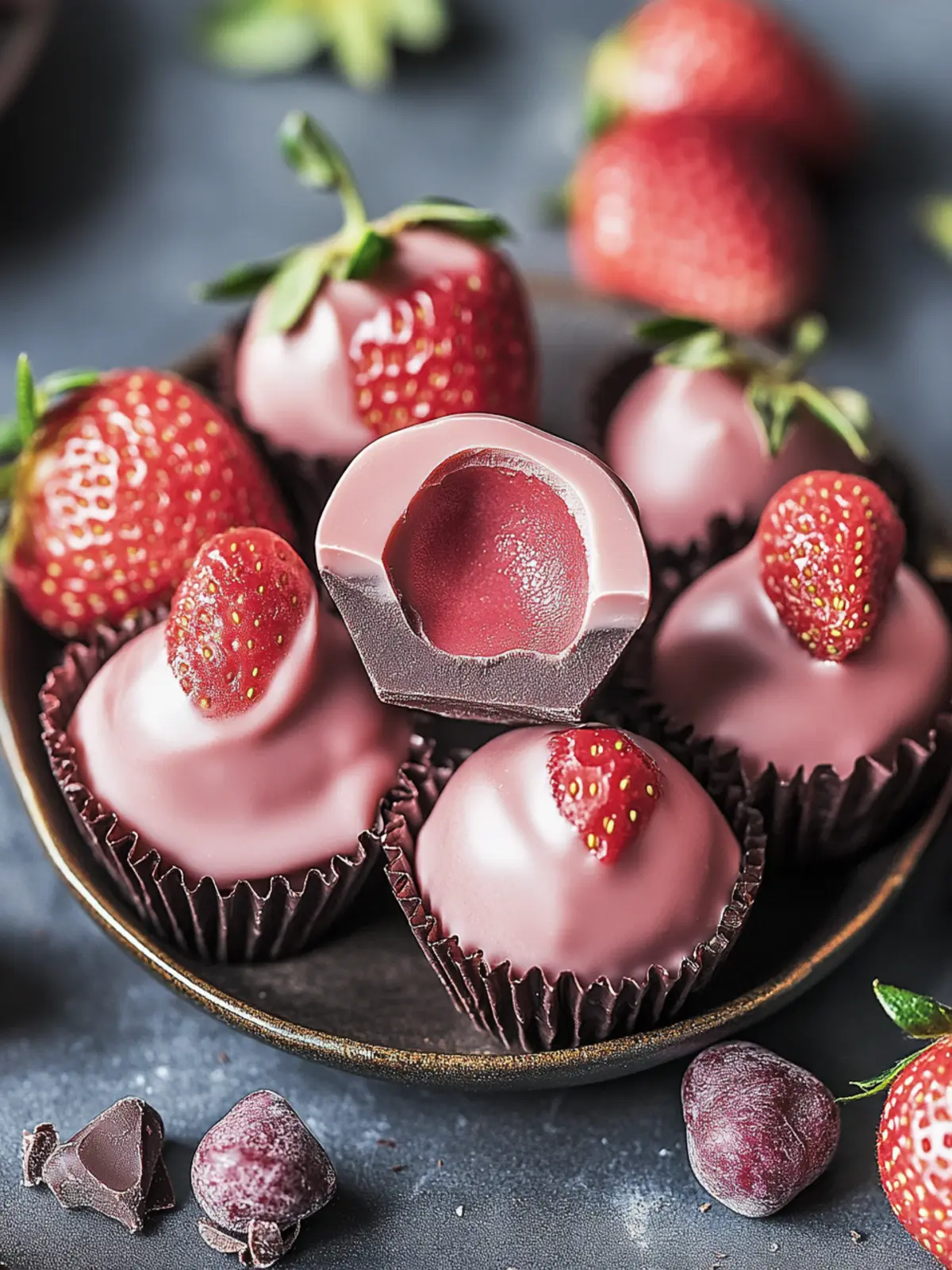 Decadent Strawberry Cream Chocolates You’ll Want to Make Today 5 Strawberry Cream Chocolates