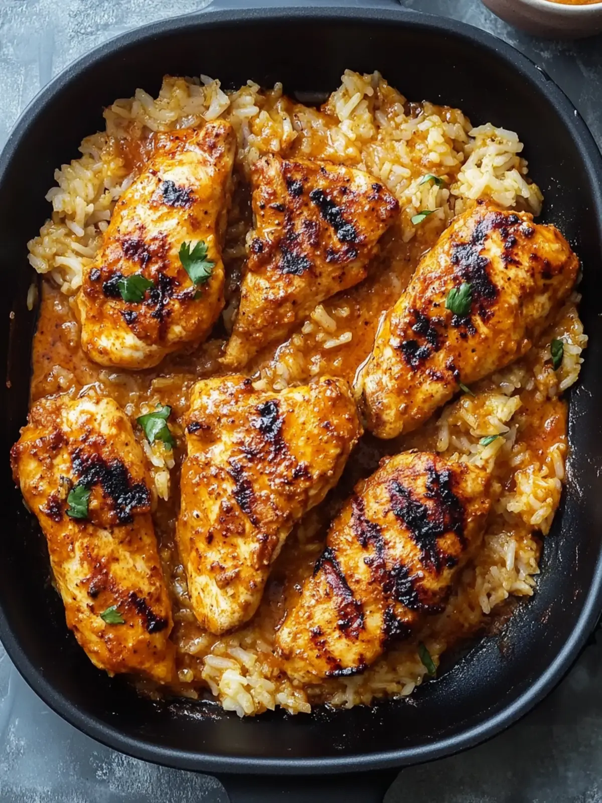 Delicious Creamy Peri-Peri Chicken with Flavorful Rice Tonight 4 Creamy Peri-Peri Chicken with Flavorful Rice