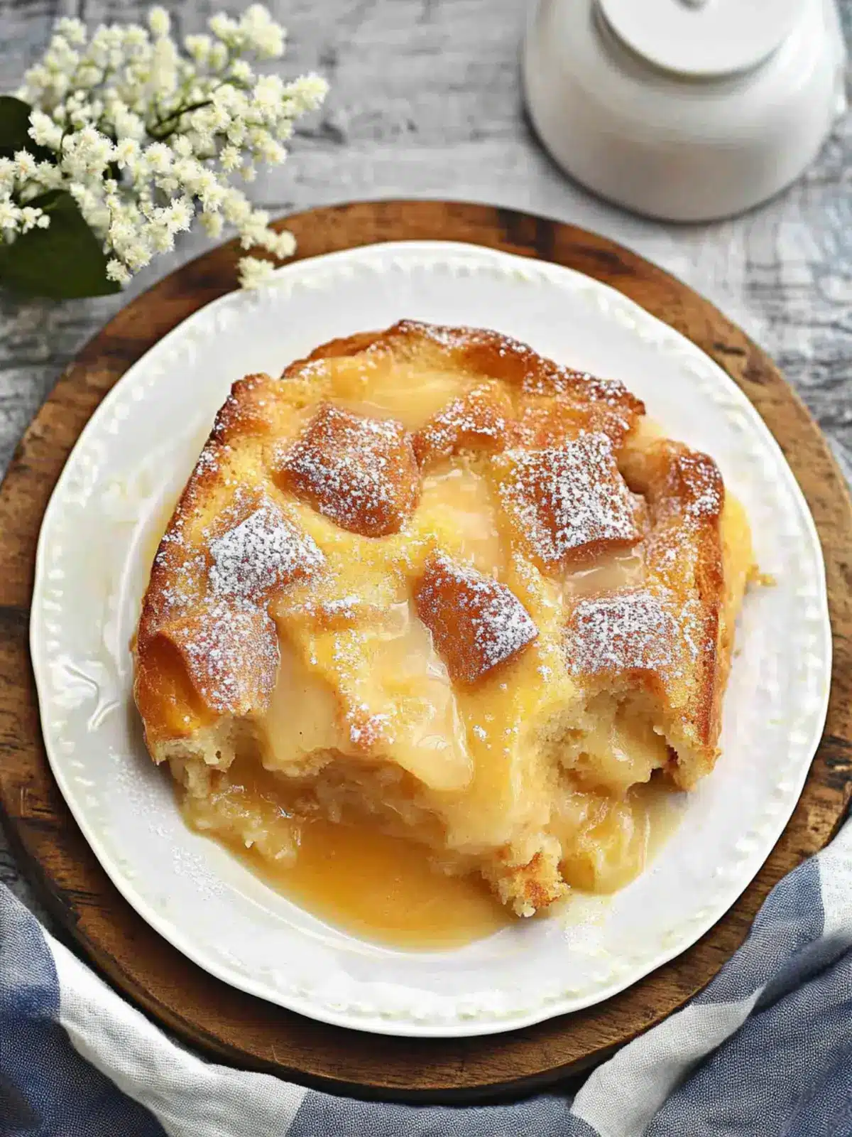 Decadent Old Fashioned Bread Pudding with Vanilla Sauce Bliss 5 Old Fashioned Bread Pudding with Vanilla Sauce
