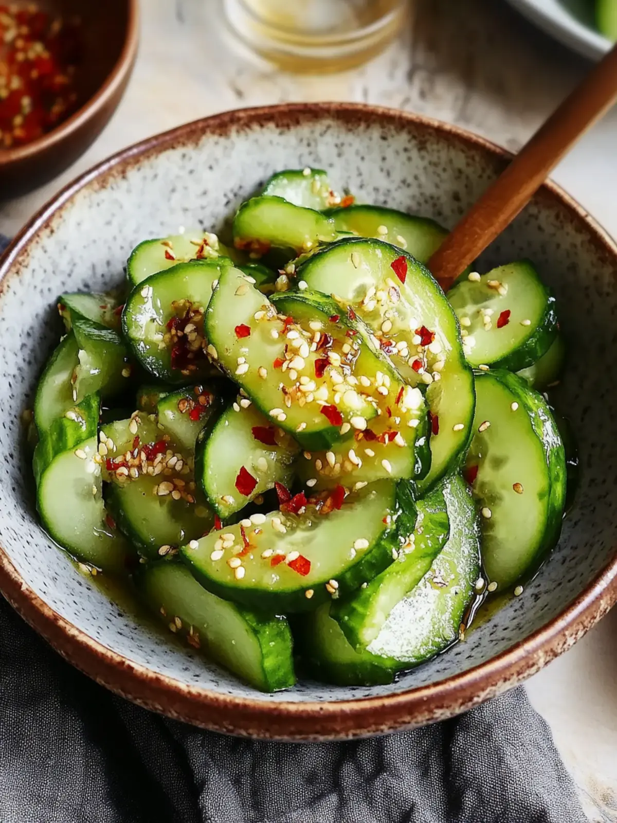 Spicy Chinese Smashed Cucumber Salad: Cool, Crunchy, and Flavor-Packed 4 Spicy Chinese Smashed Cucumber Salad