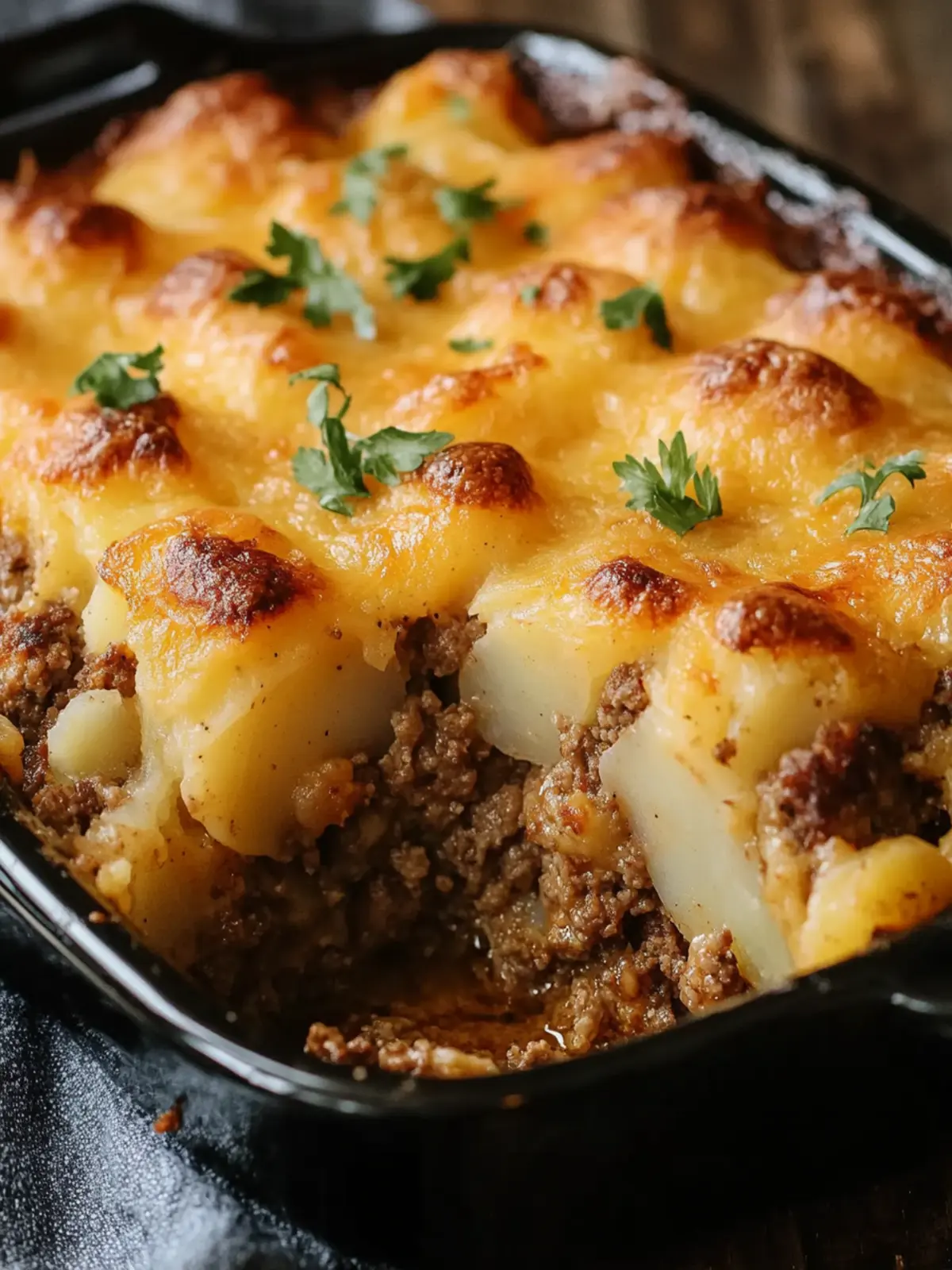 Loaded Potato & Meatloaf Casserole: A Cozy Family Delight 4 Loaded Potato & Meatloaf Casserole