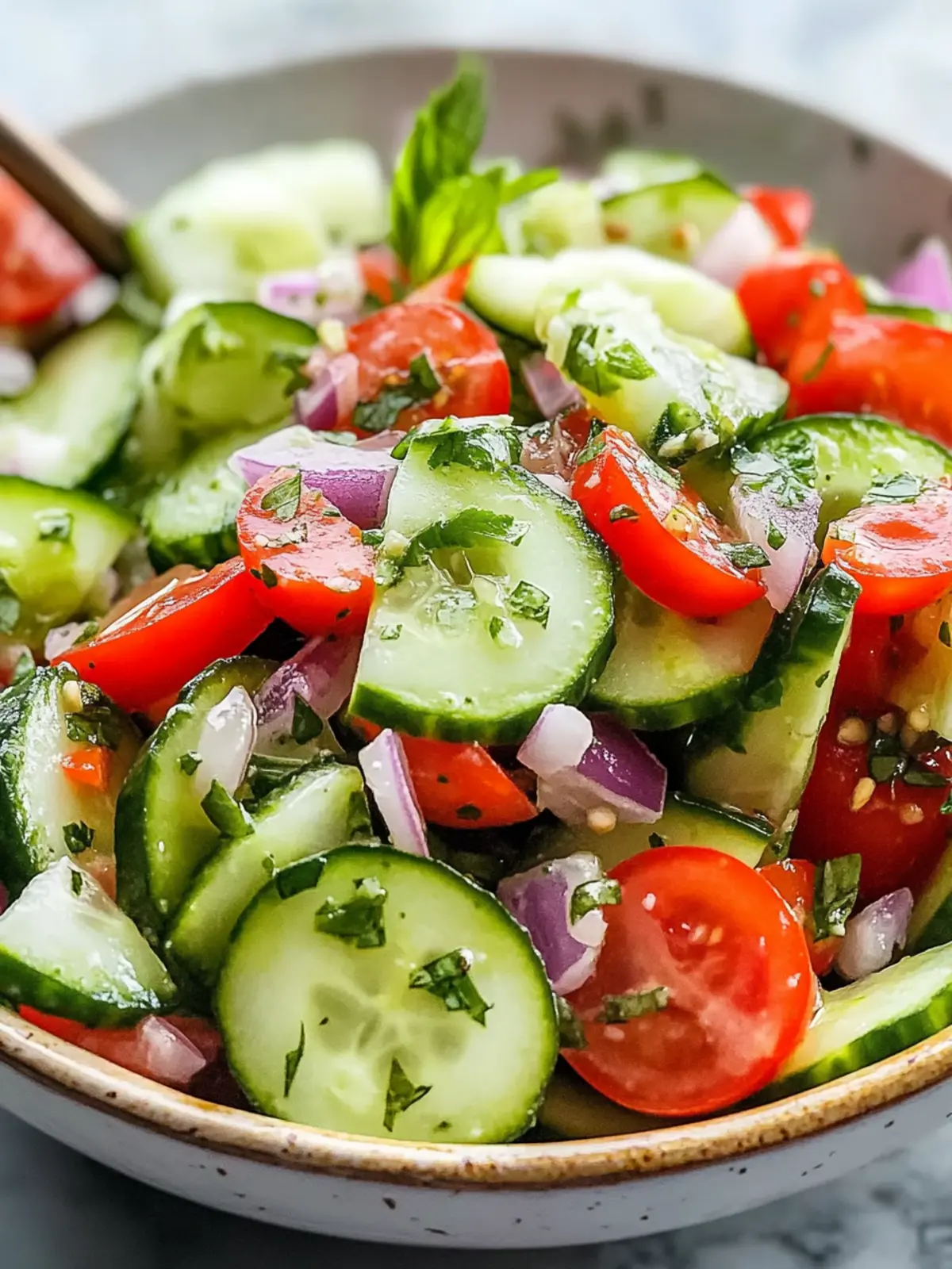 Zesty Quick Italian Cucumber Salad for Effortless Freshness 4 Quick Italian Cucumber Salad