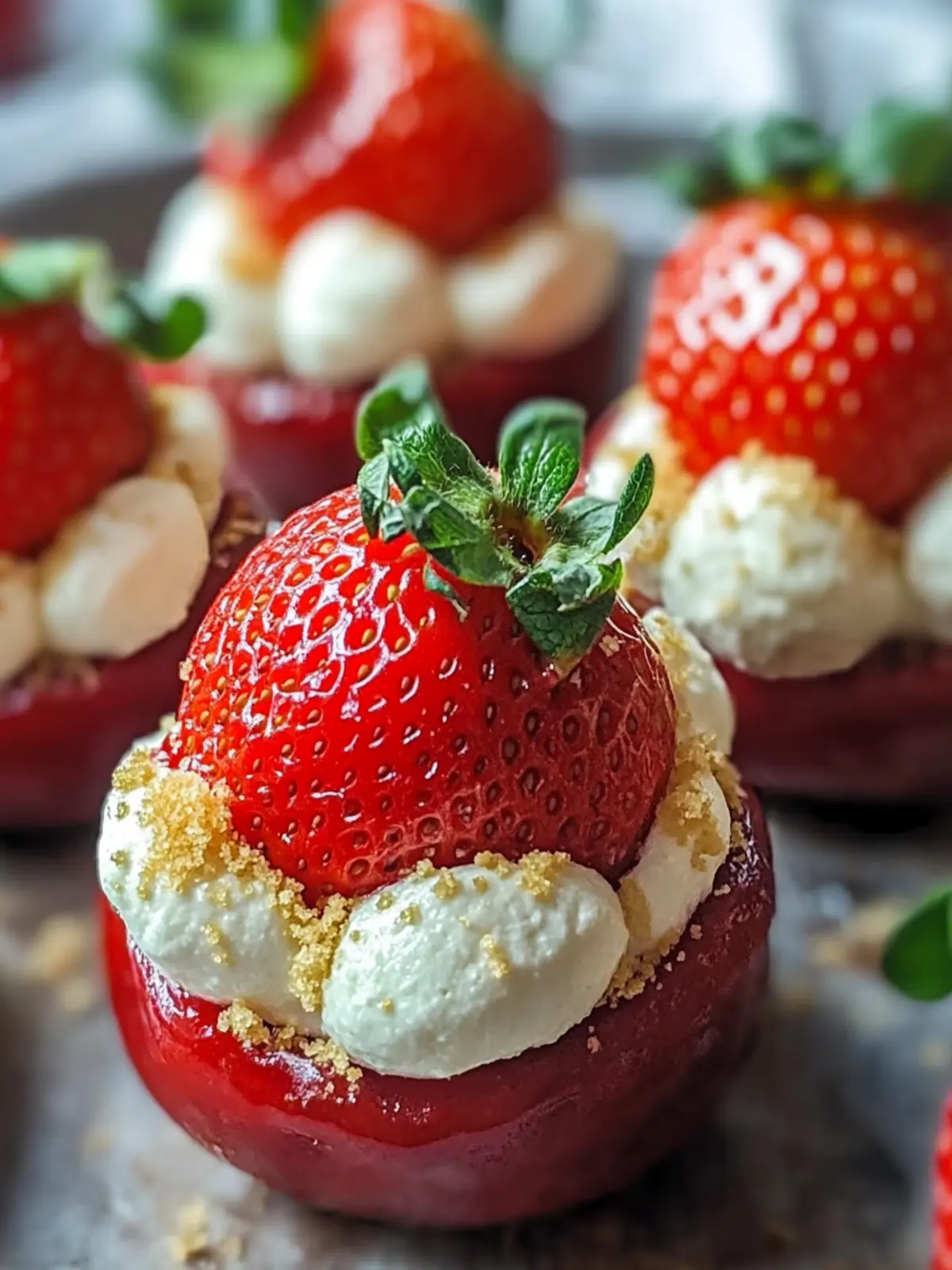 Decadent Cheesecake Stuffed Strawberries for No-Bake Bliss 2 Cheesecake Stuffed Strawberries