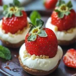 Decadent Cheesecake Stuffed Strawberries for No-Bake Bliss 6 Cheesecake Stuffed Strawberries