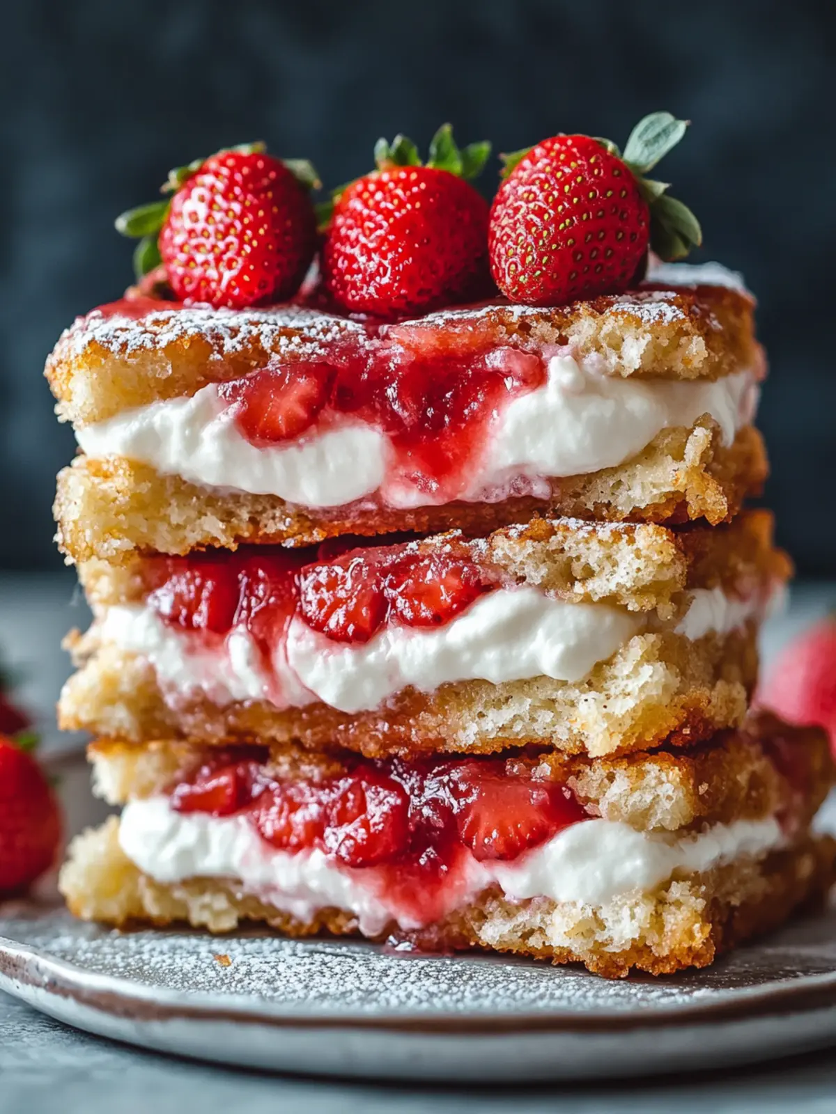 Fried Strawberry Cheesecake Sandwiches for Sweet Cravings 2 Fried Strawberry Cheesecake Sandwiches