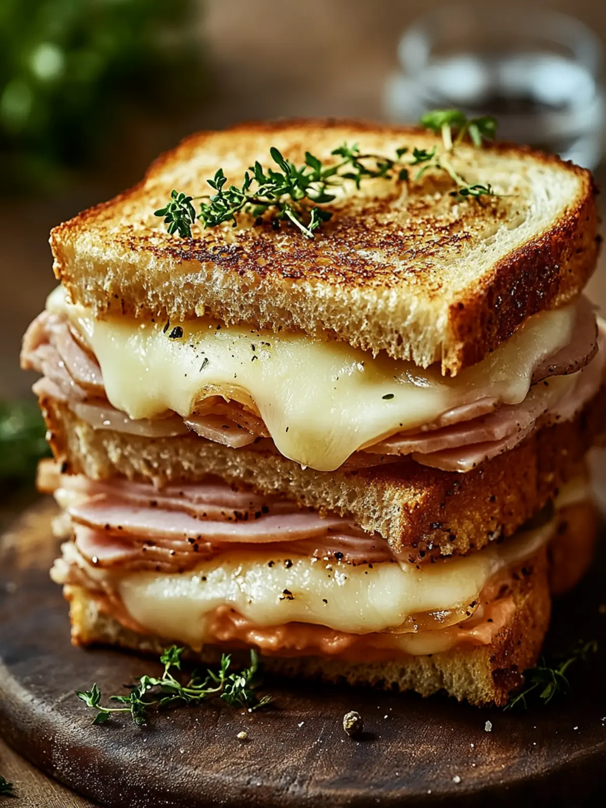 Irresistible Ham & Cheesy Sandwich for Ultimate Comfort Food 4 Ham & Cheesy Sandwich